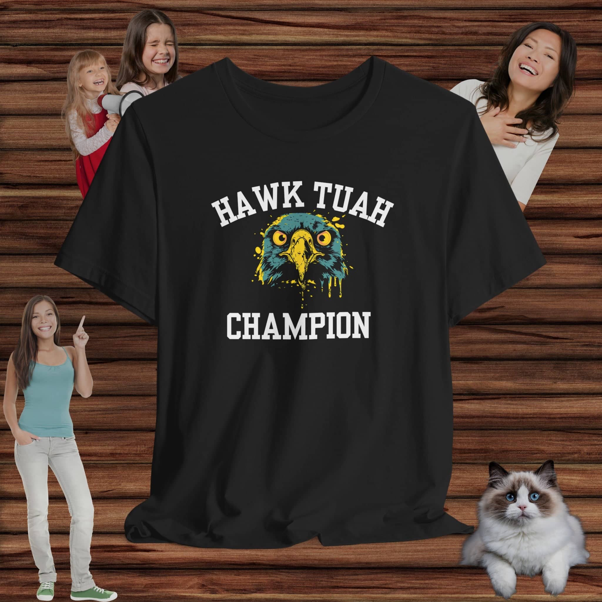 Hawk Tuah Champion T-Shirt