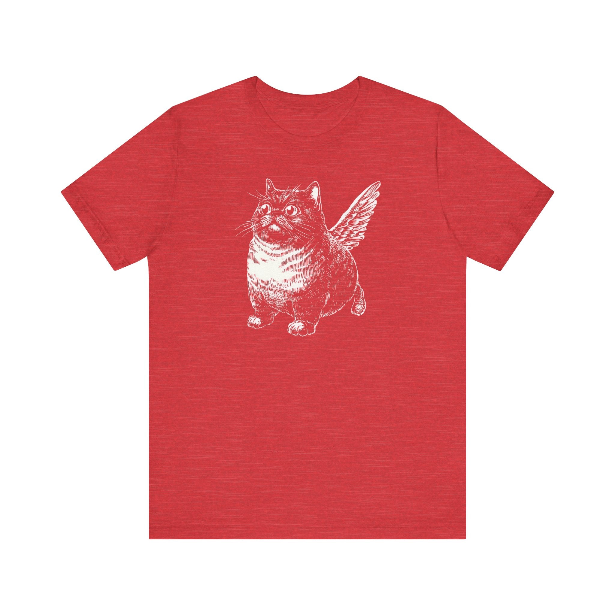Whimsical Winged Cat T-Shirt