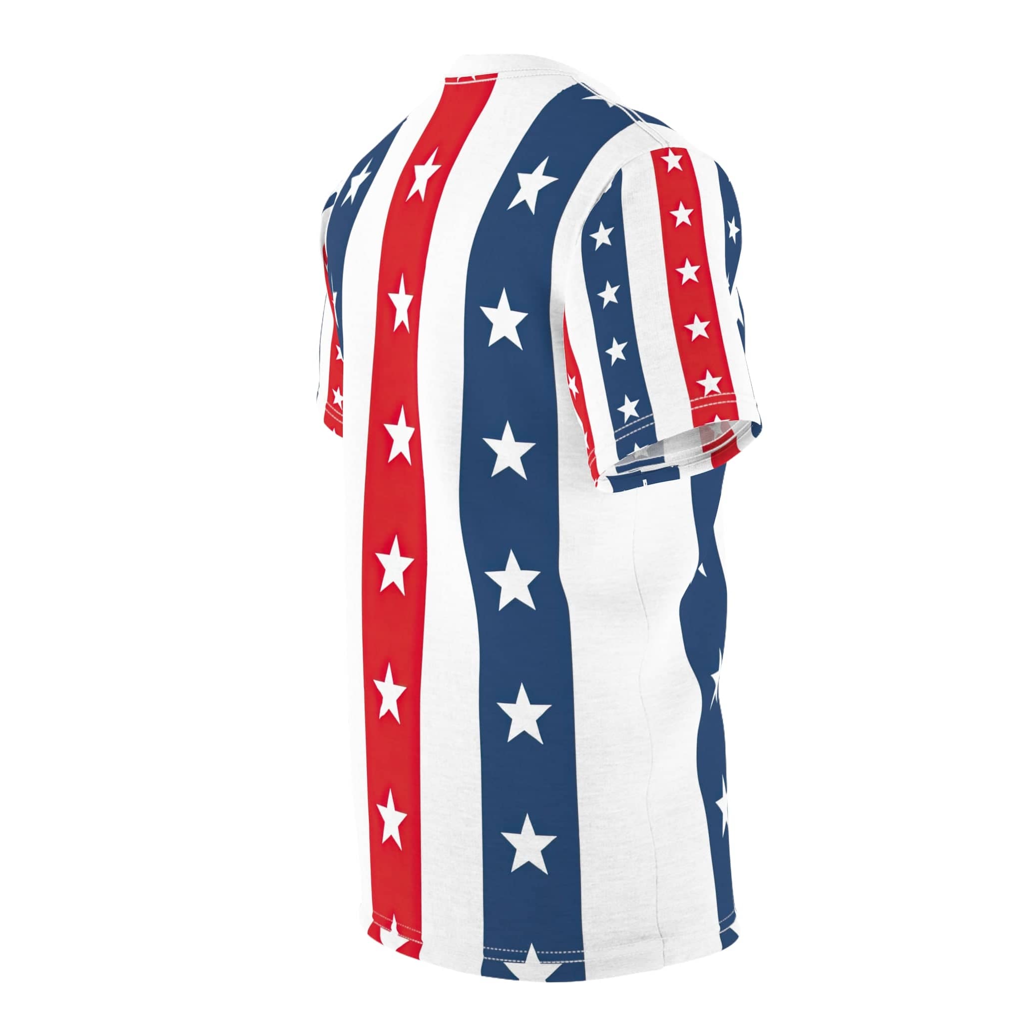 Liberty Stripes Unisex Cut & Sew Tee (AOP)