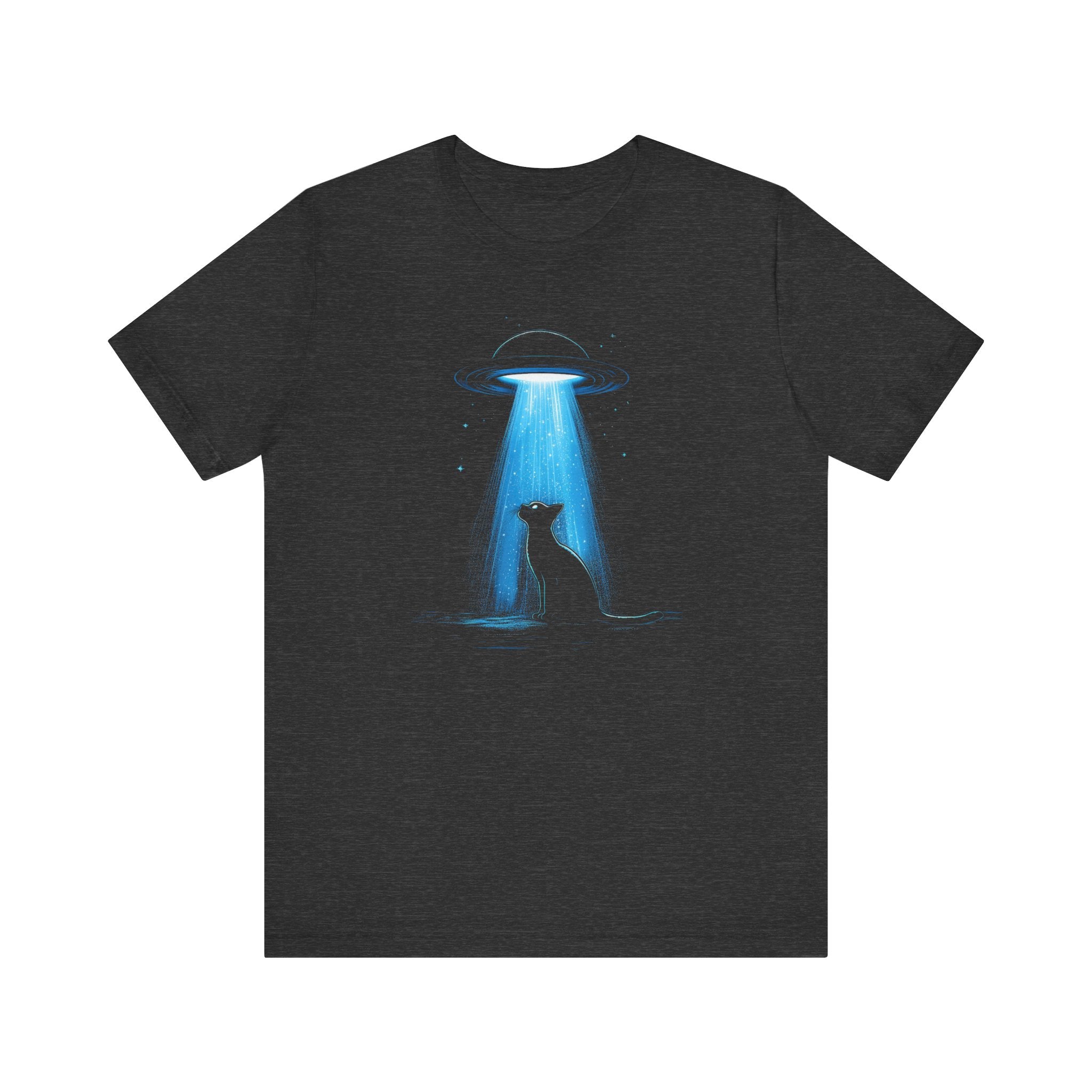 Alien Abduction Cat T-Shirt
