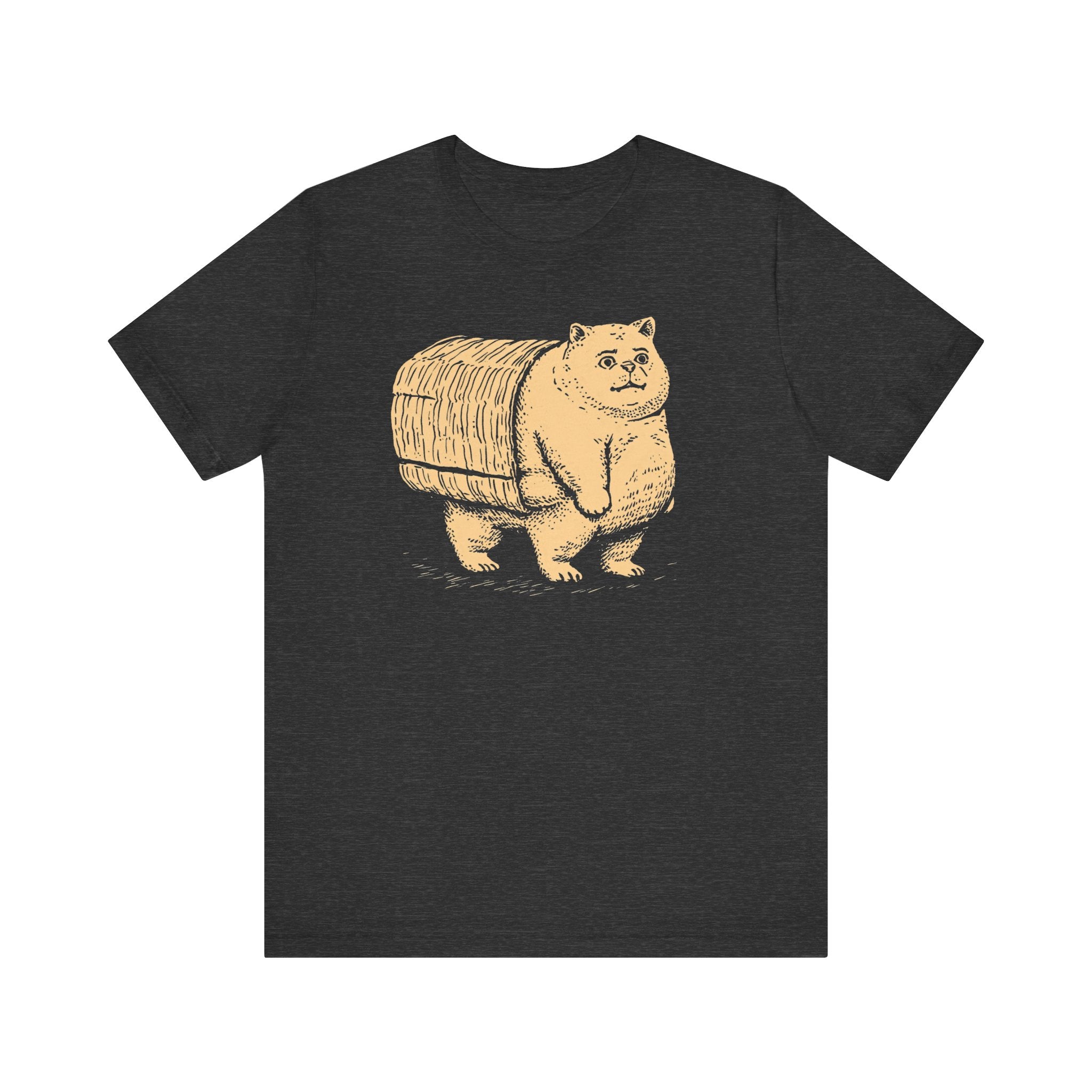 Cat Carrying Basket Graphic Tee