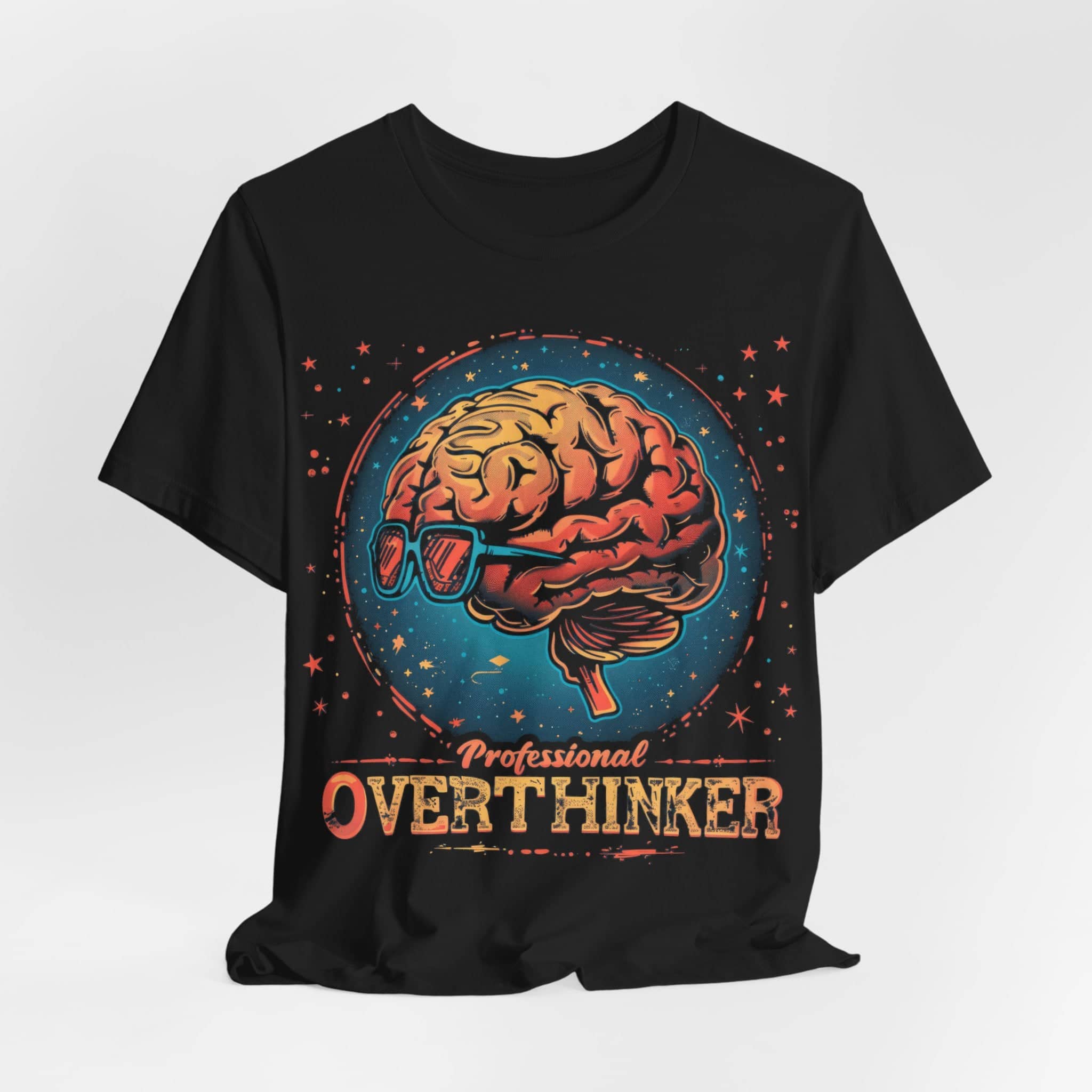 Professional Overthinker T-Shirt Funny Graphic Tee