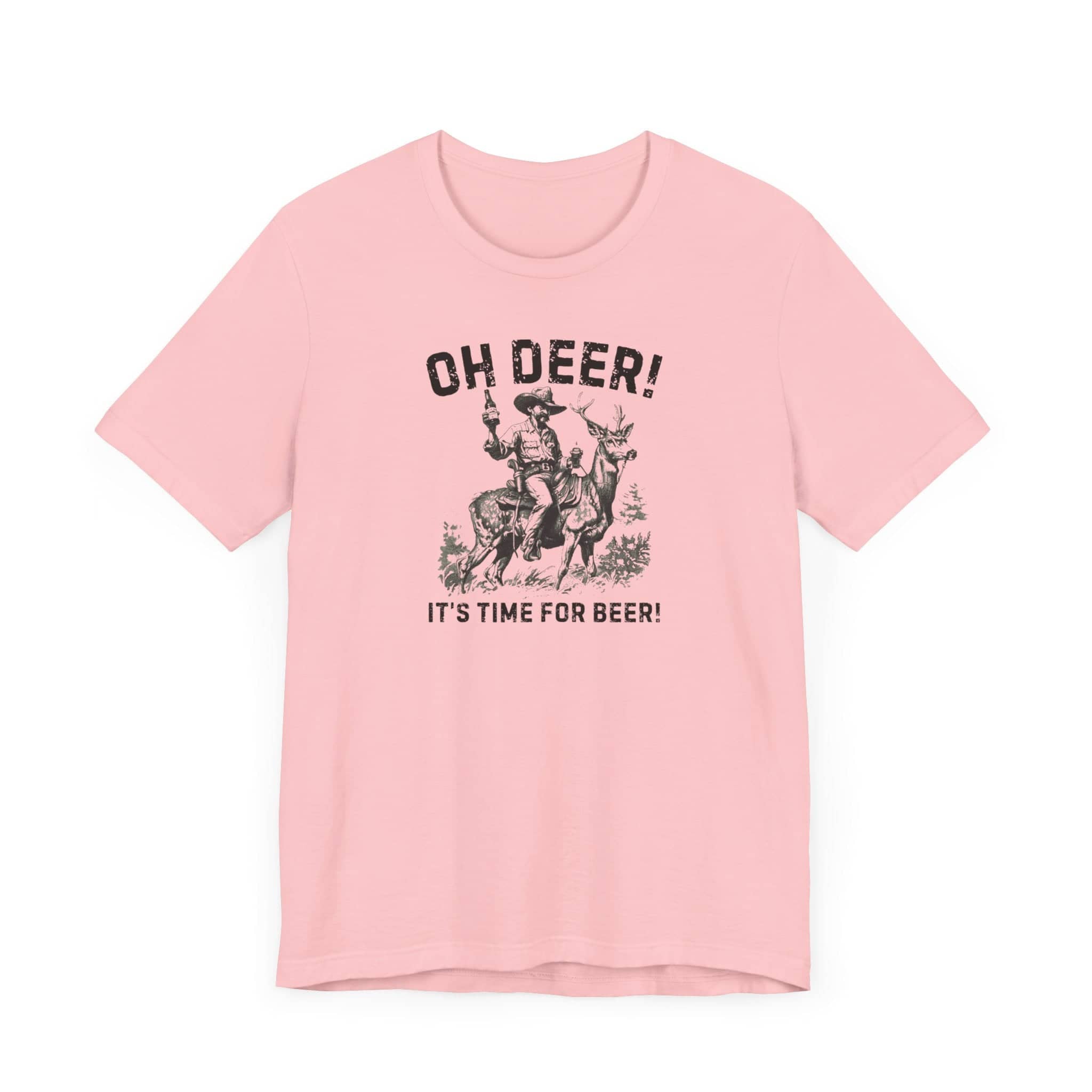 Oh Deer Its Time For Beer Shirt Funny Drinking Tee