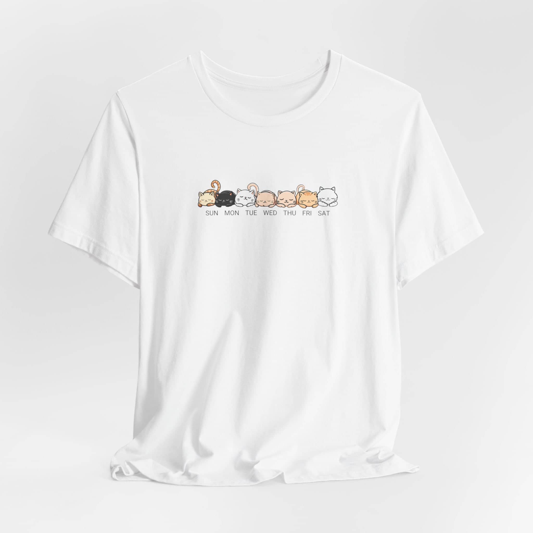 Weekly Cat Faces T-Shirt