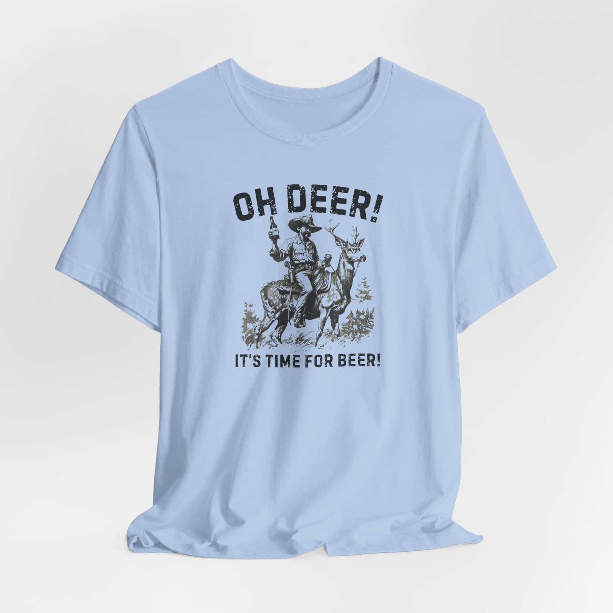 Oh Deer Its Time For Beer Shirt Funny Drinking Tee