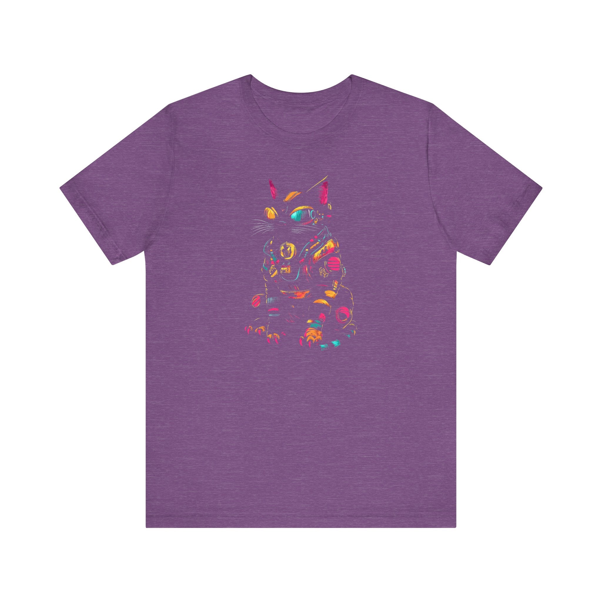 Neon Cyber Cat T-Shirt