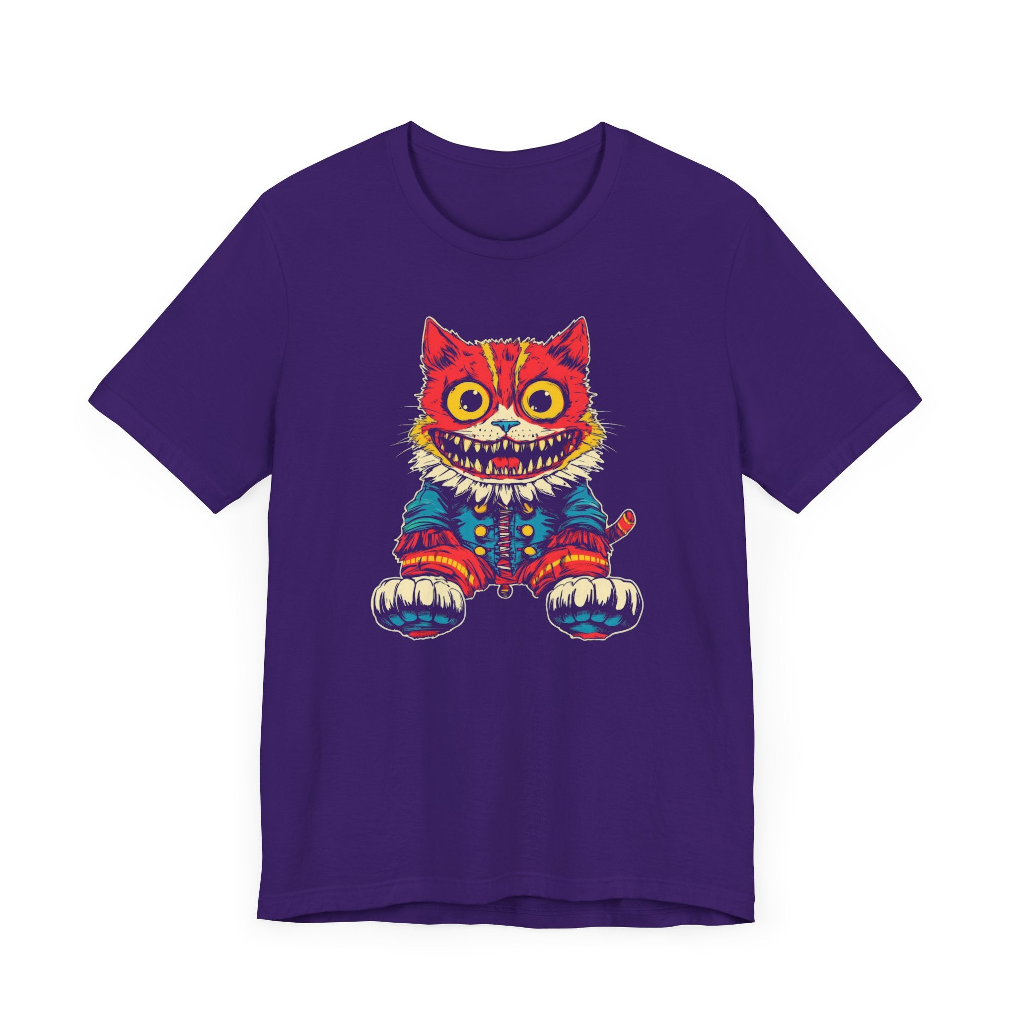 Vintage Creepy Cat Graphic Tee