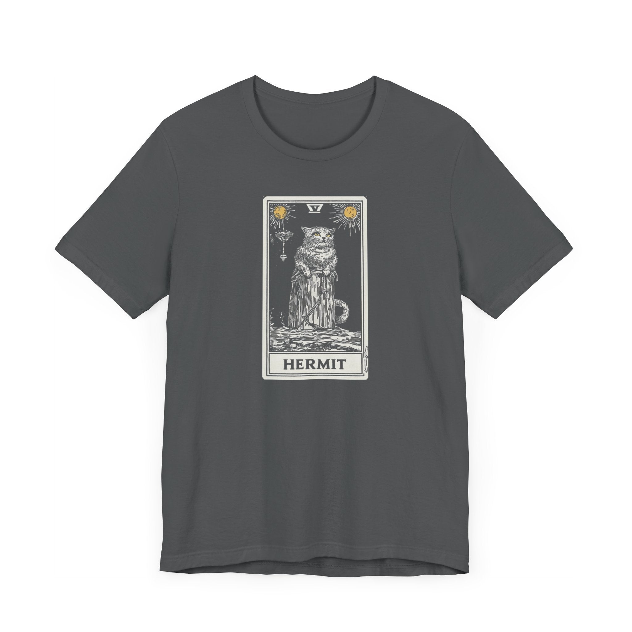 Hermit Tarot Cat T-Shirt