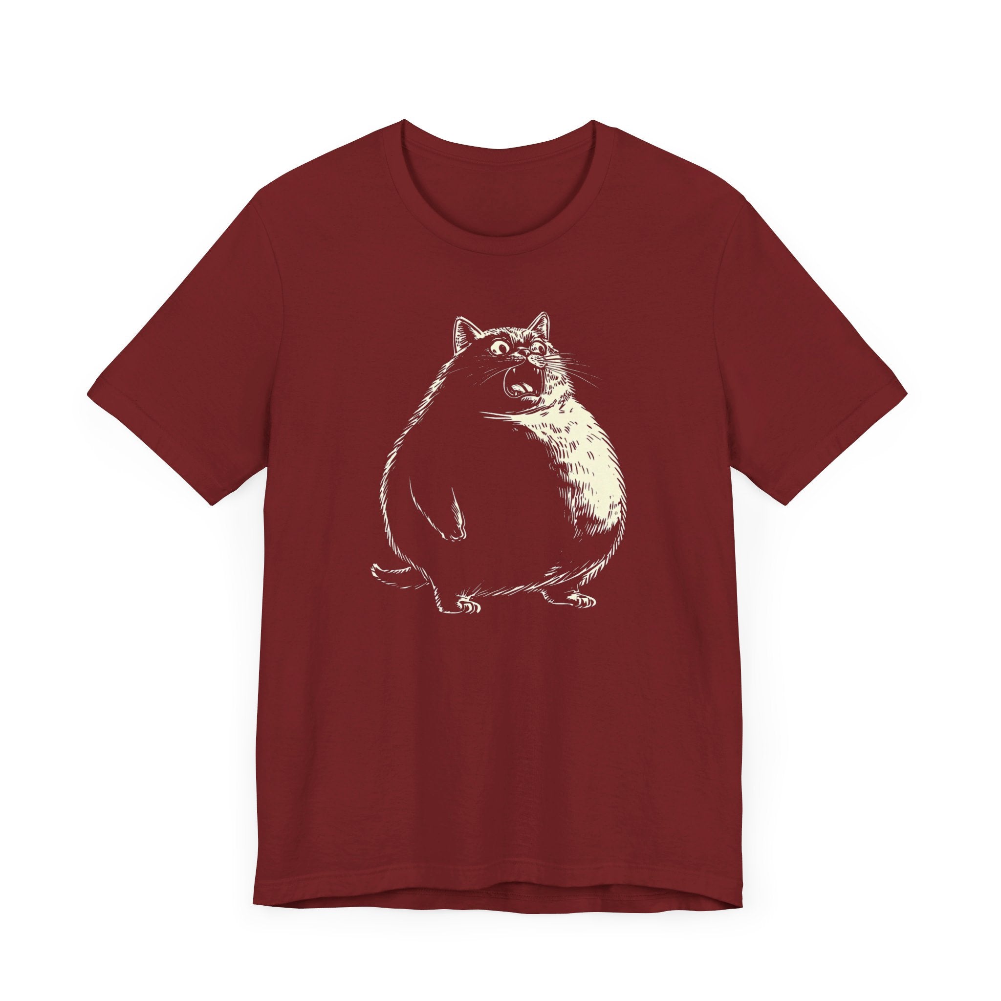 Chonky Black Cat Graphic T-Shirt