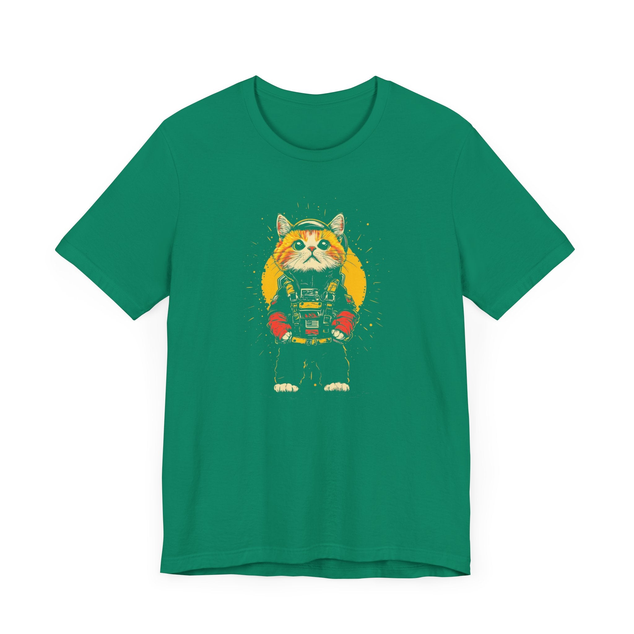 Space Cat Astronaut Graphic Tee