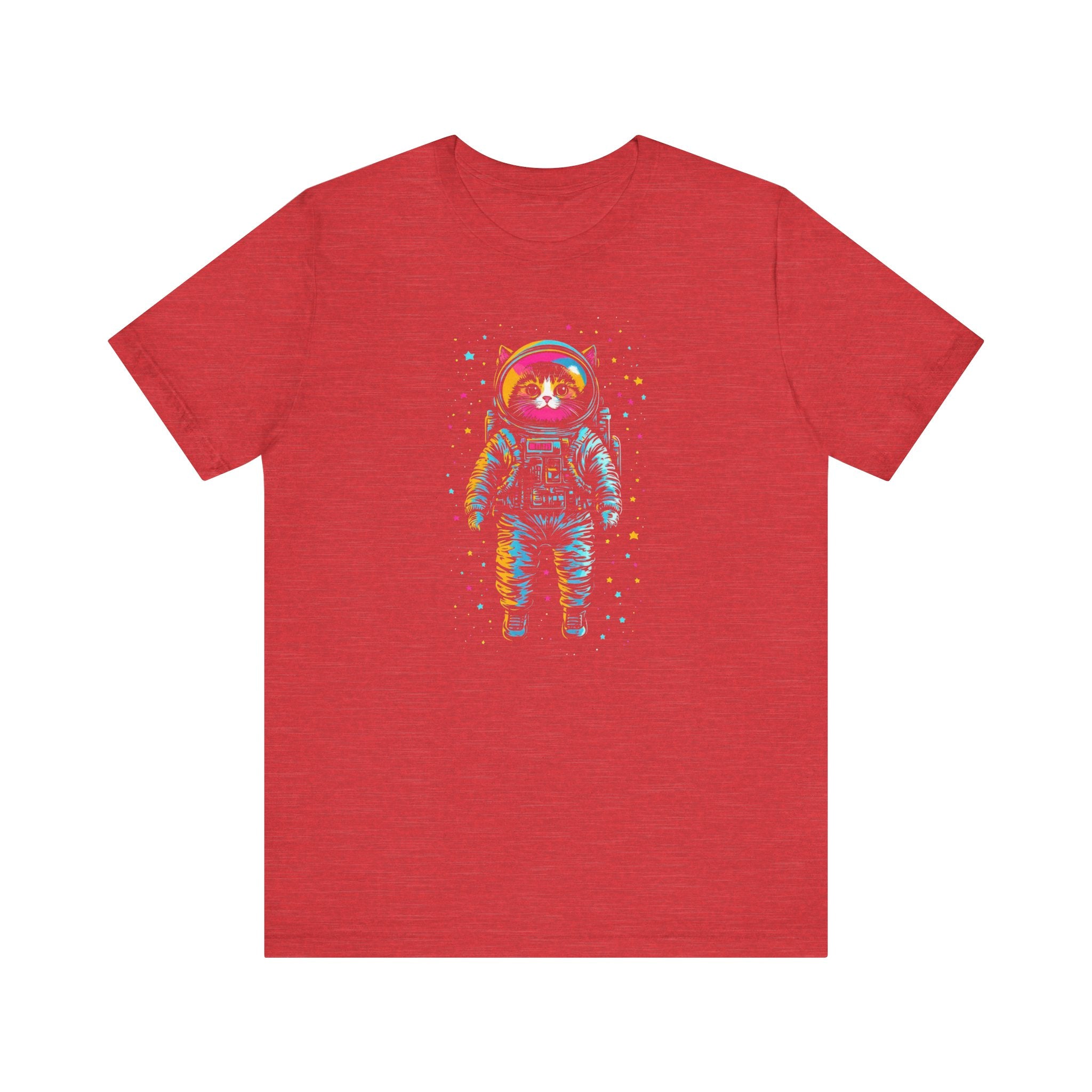 Neon Cosmic Catstronaut T-Shirt