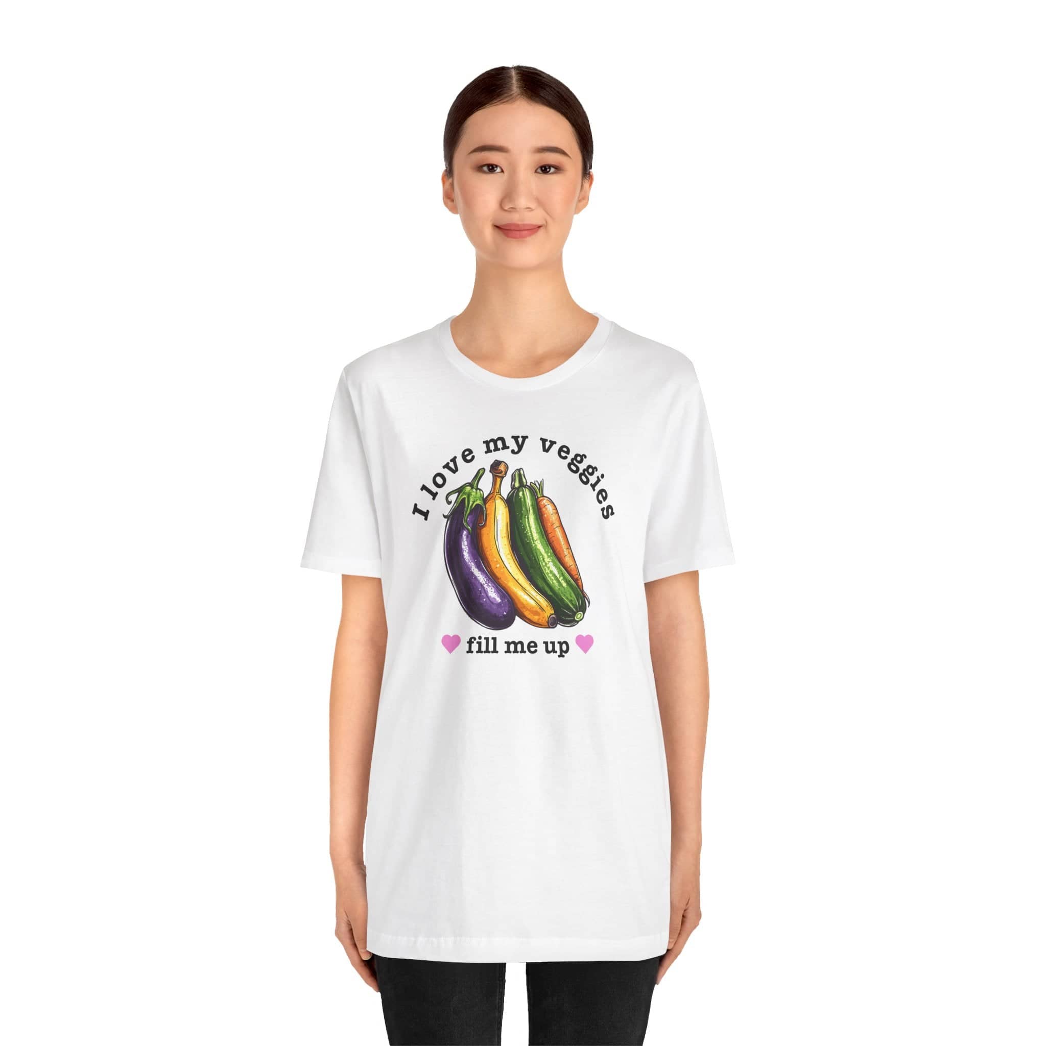 I Love My Veggies Fill Me Up Shirt Funny Vegetable Lover Tee