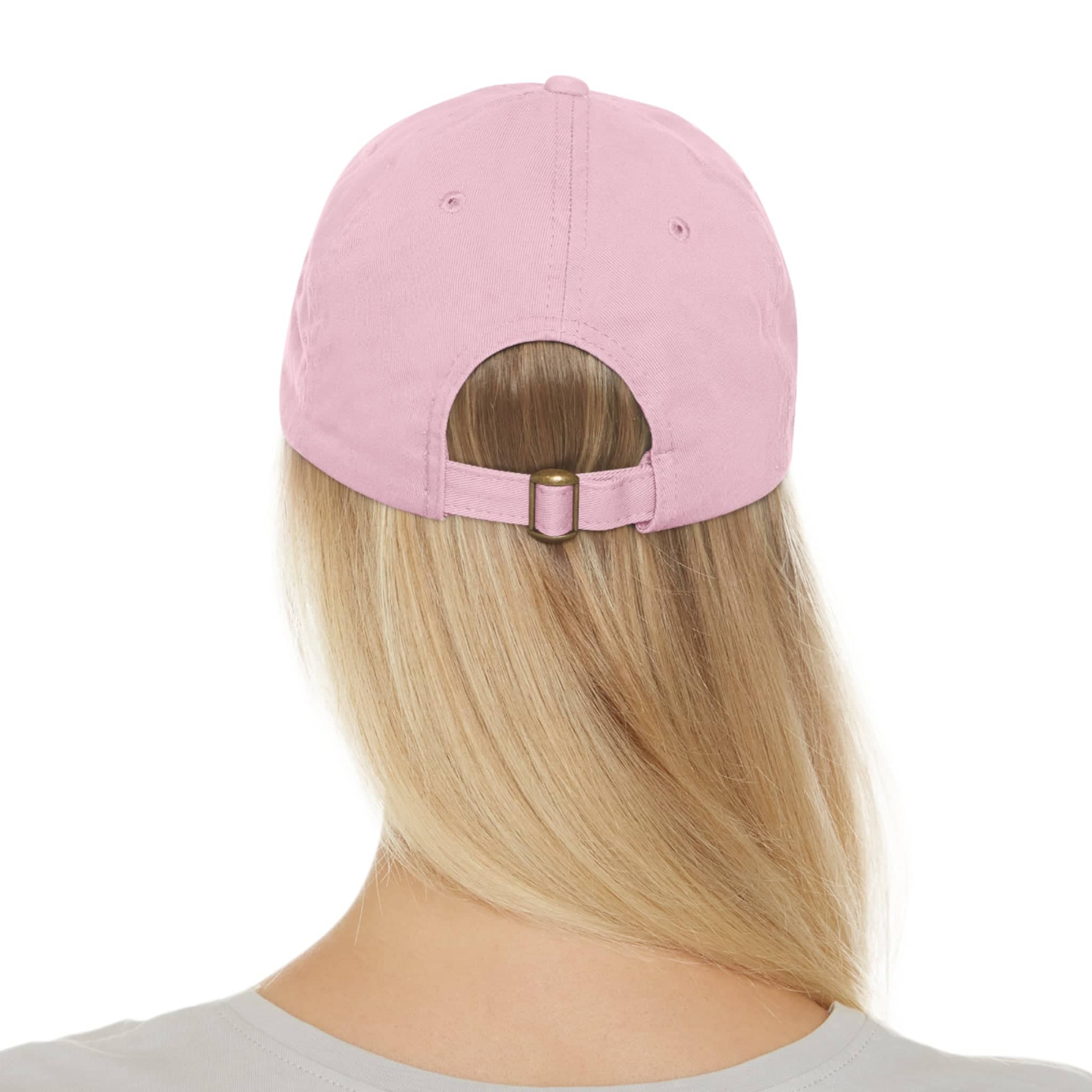 Department of HUH Cat Dad Hat with Leather Patch (Round)