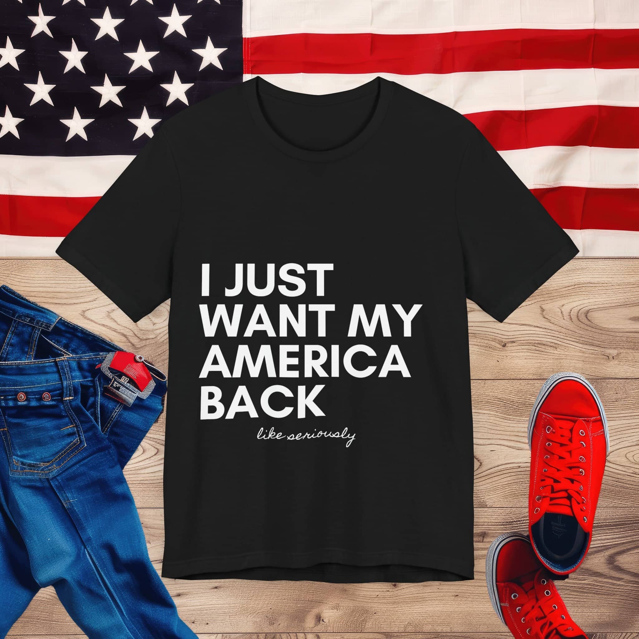 Vintage America Love Tee Unisex Jersey Short Sleeve Tee