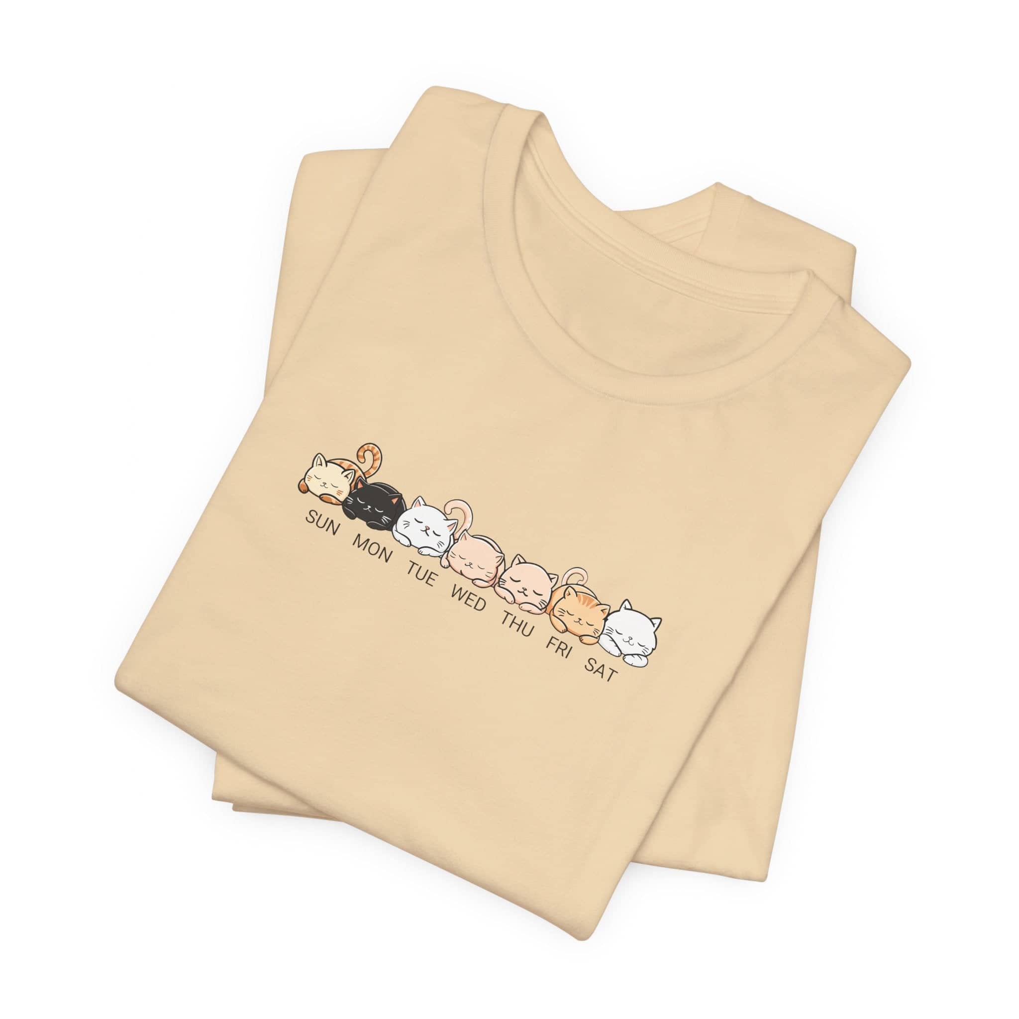 Weekly Cat Faces T-Shirt