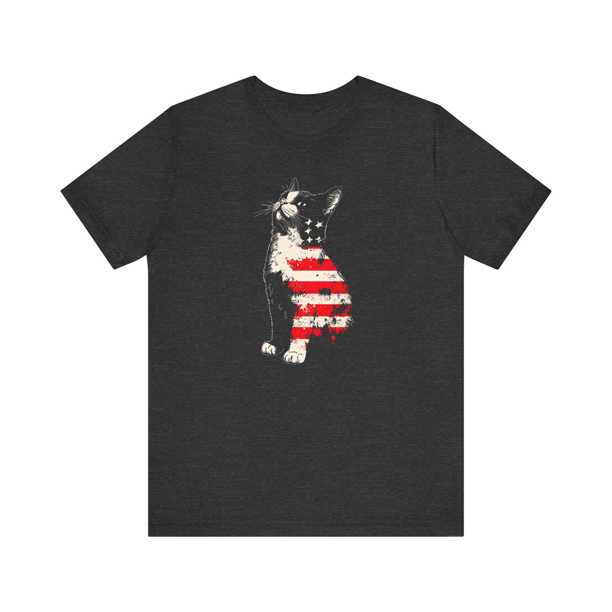 American Flag Cat T-Shirt
