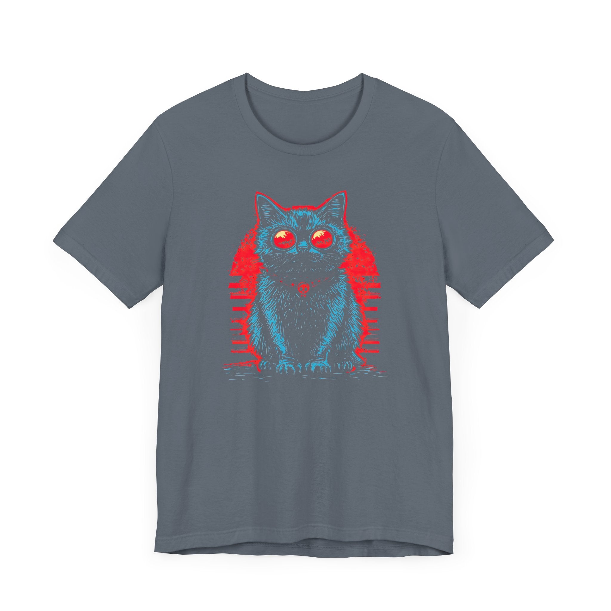 Retro Neon Cat T-Shirt