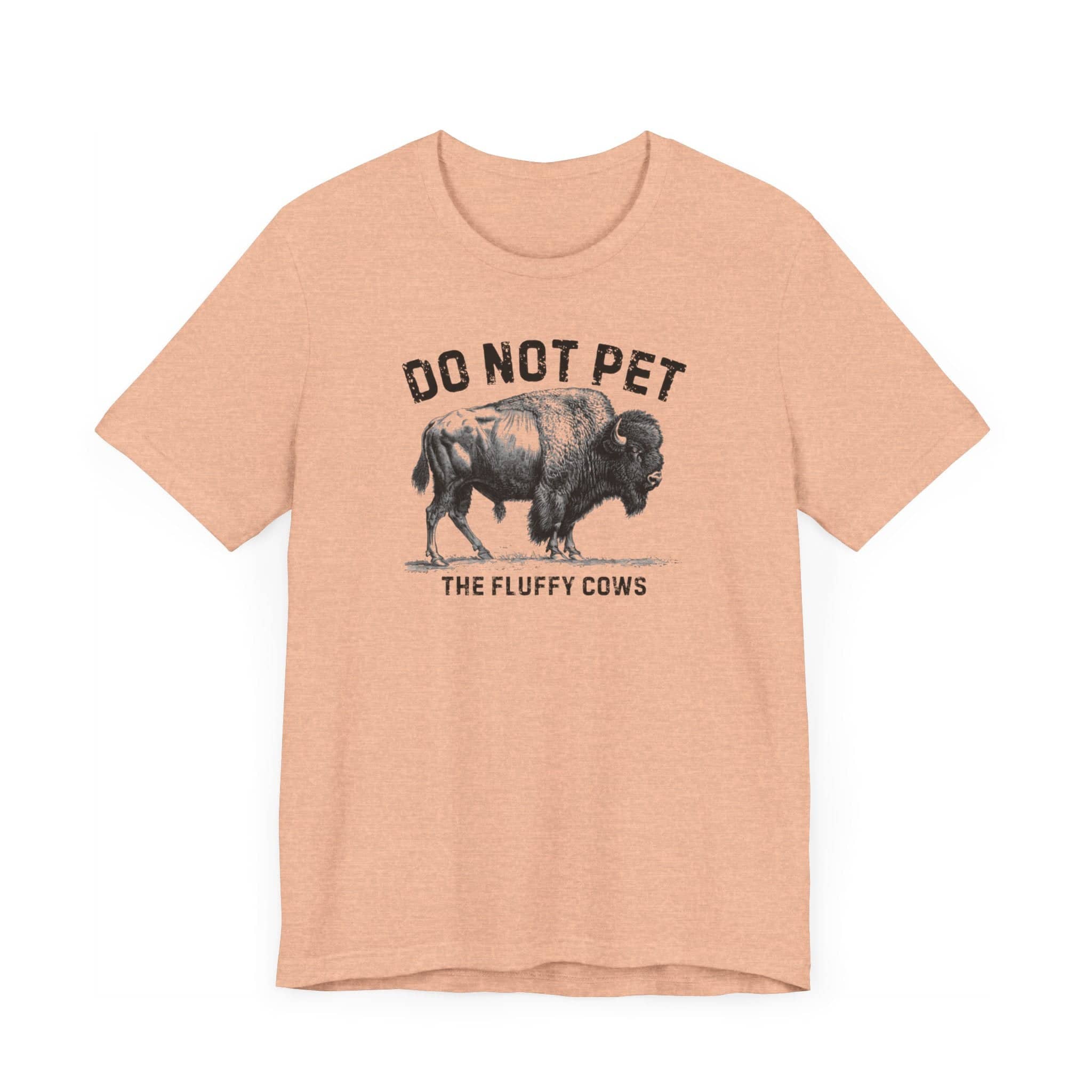Do Not Pet The Fluffy Cows Shirt Funny Animal Lover Tee