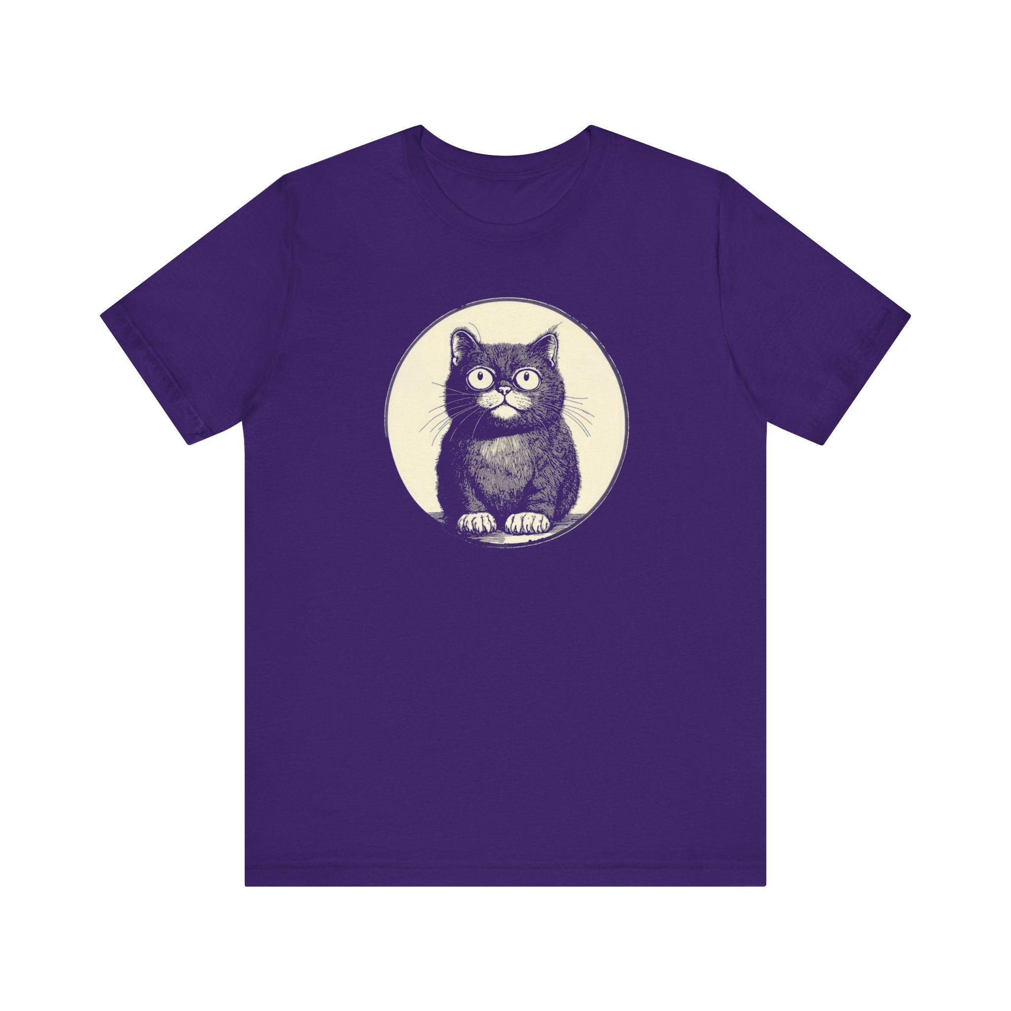 Cute Cat Graphic Tee – Vintage Style Cat Lover Shirt