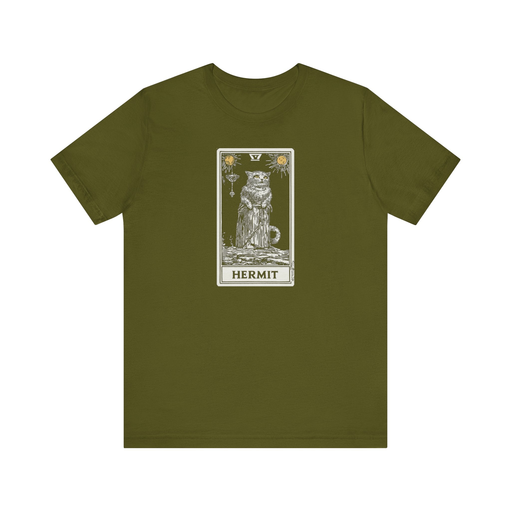 Hermit Tarot Cat T-Shirt