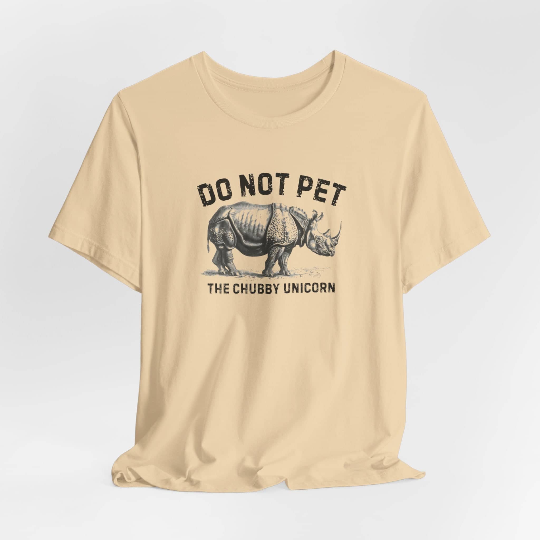 Do Not Pet The Chubby Unicorn Shirt Funny Rhino Lover Tee