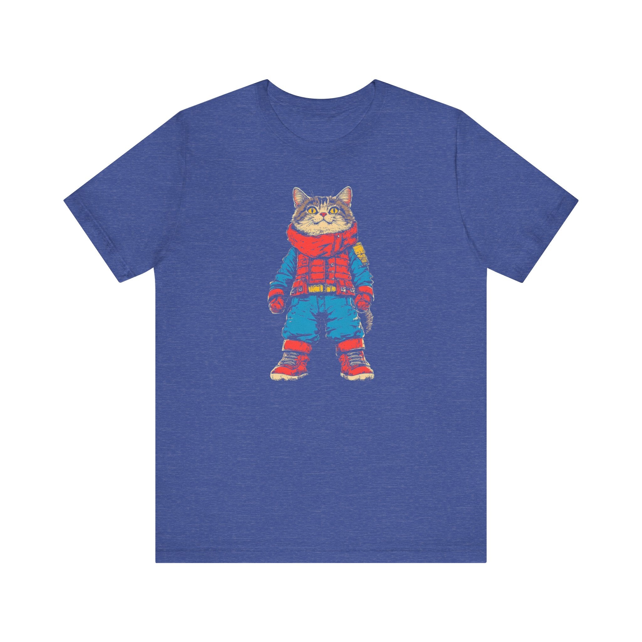 Adventurous Cat Explorer Graphic Tee