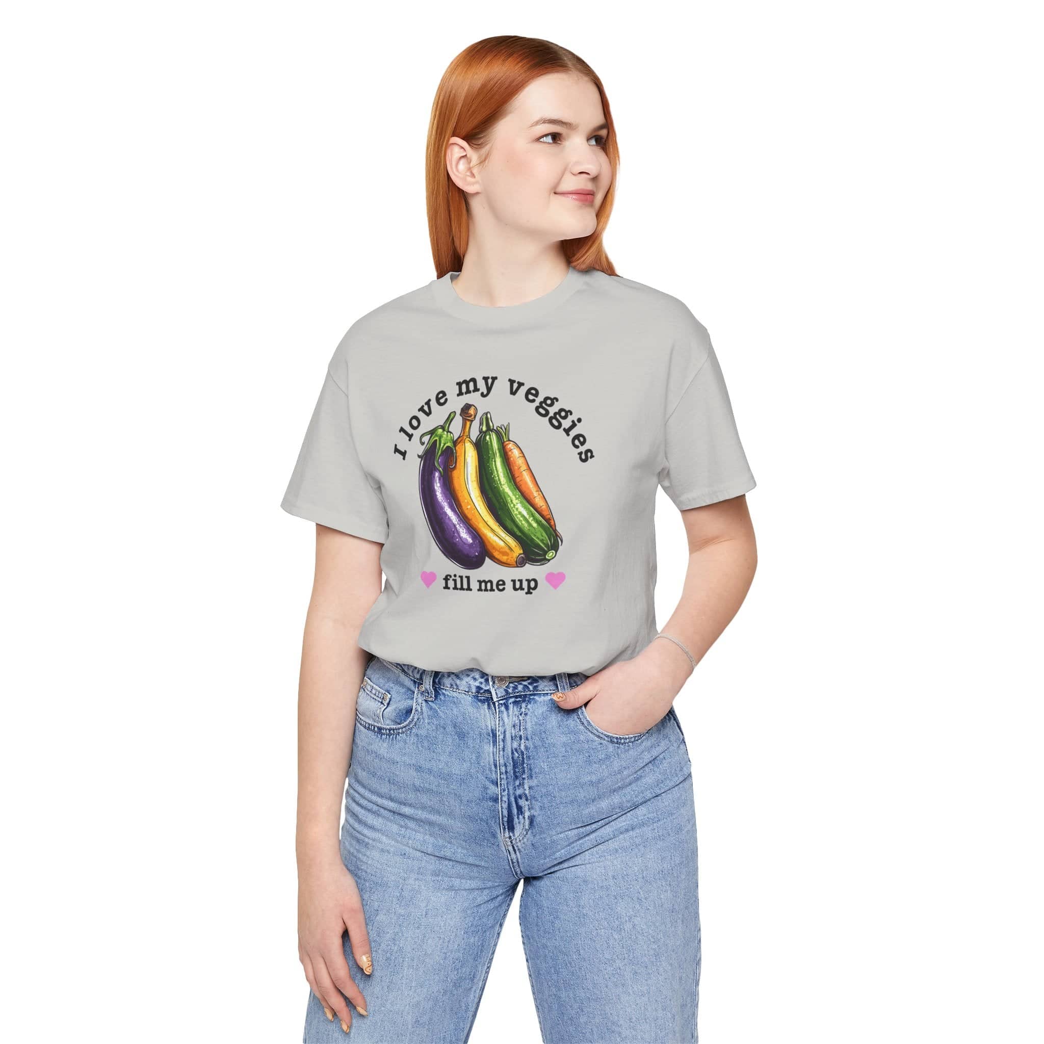 I Love My Veggies Fill Me Up Shirt Funny Vegetable Lover Tee