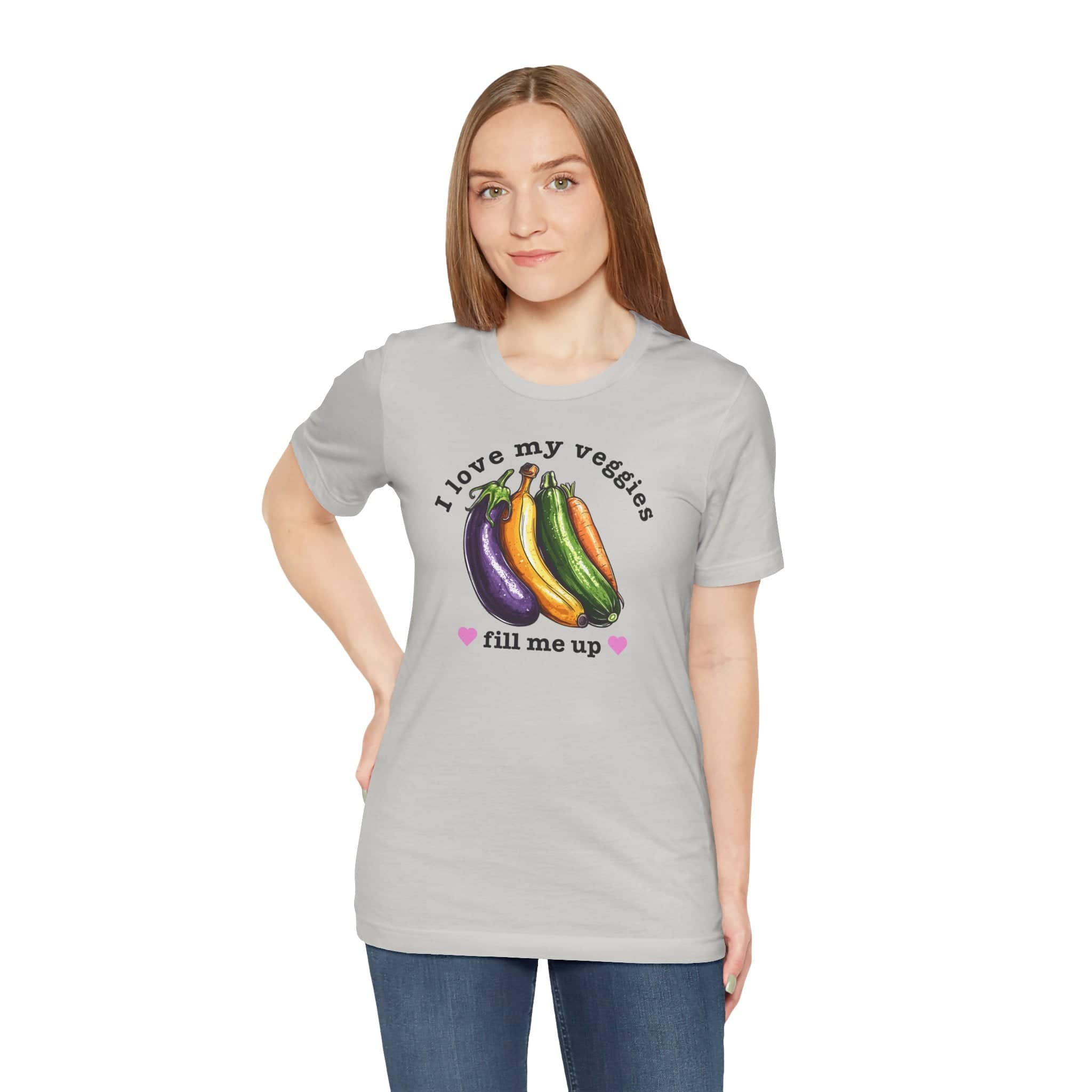 I Love My Veggies Fill Me Up Shirt Funny Vegetable Lover Tee