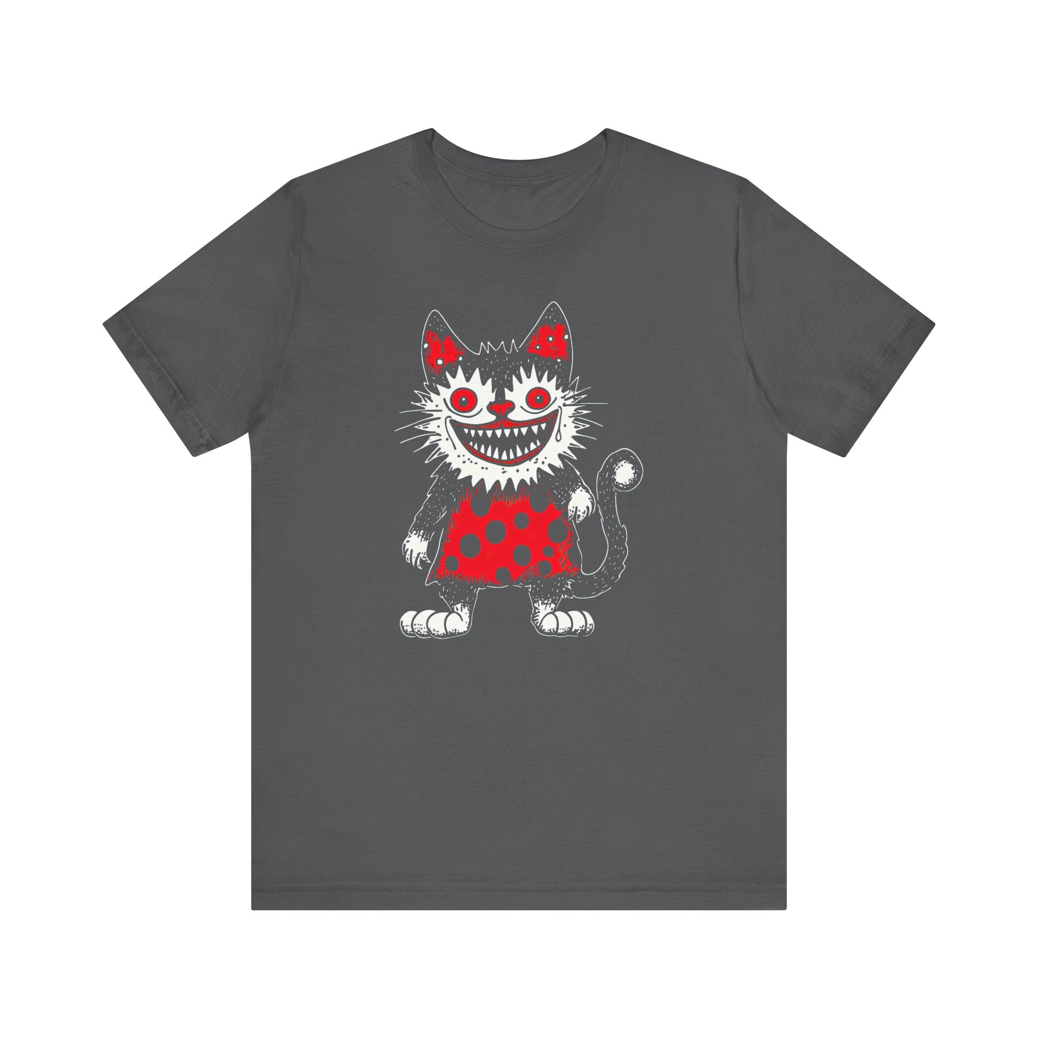 Creepy Polka Dot Cat T-Shirt