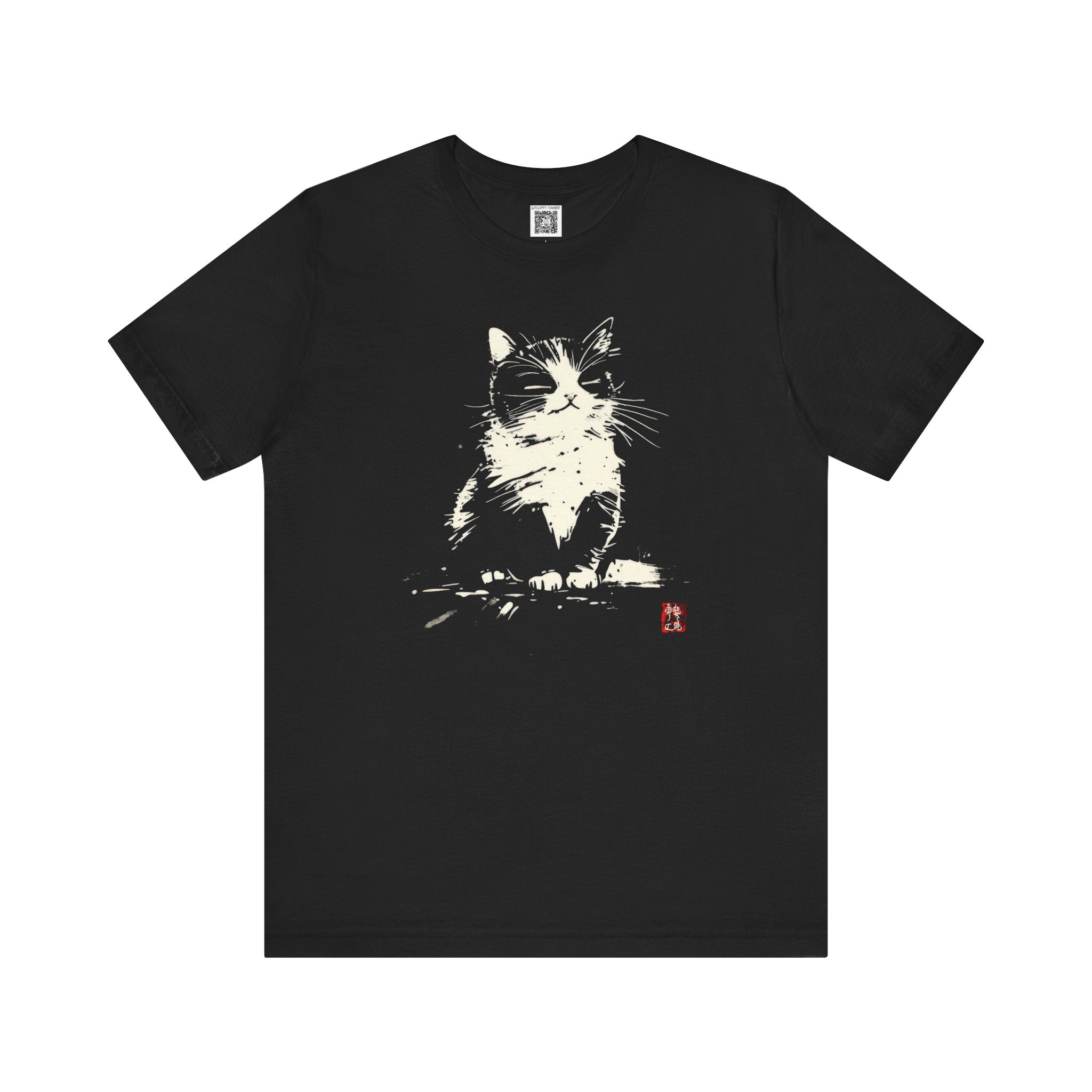 Artistic Cat Graphic Tee