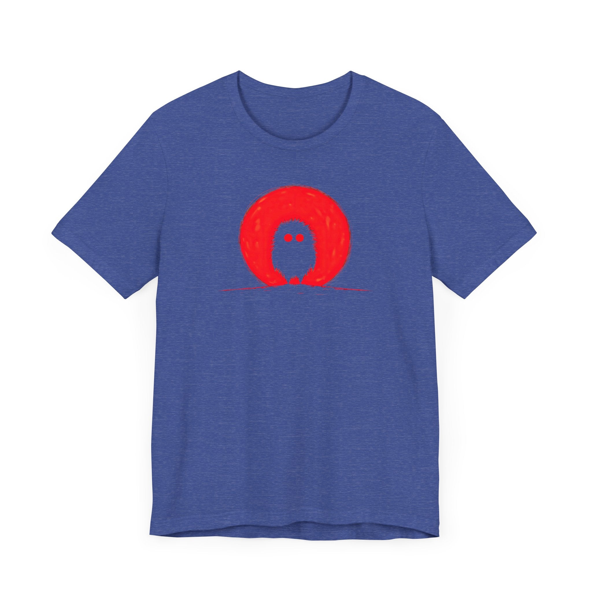 Red Moon Silhouette Creature Graphic Tee