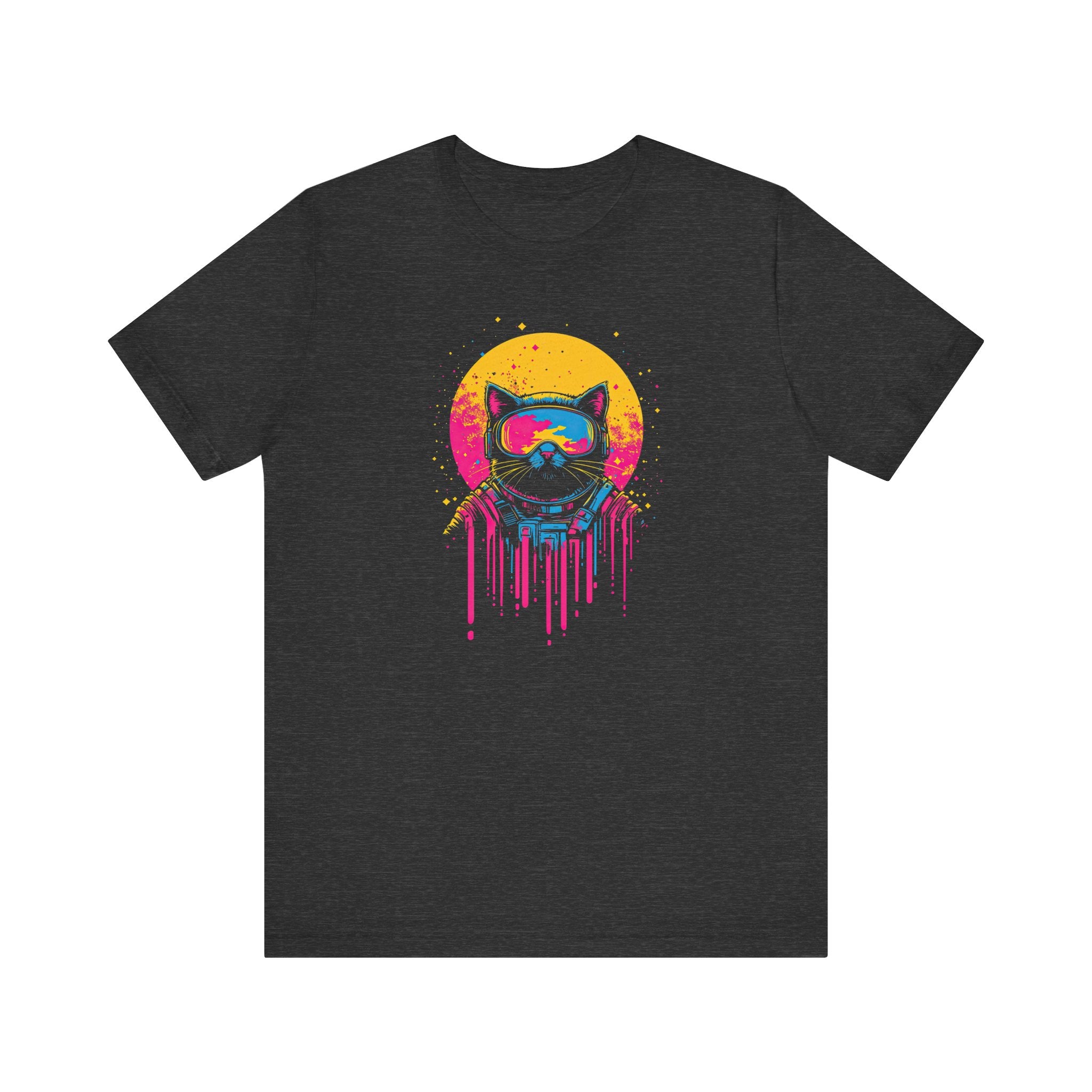 Retro Futuristic Cat T-Shirt