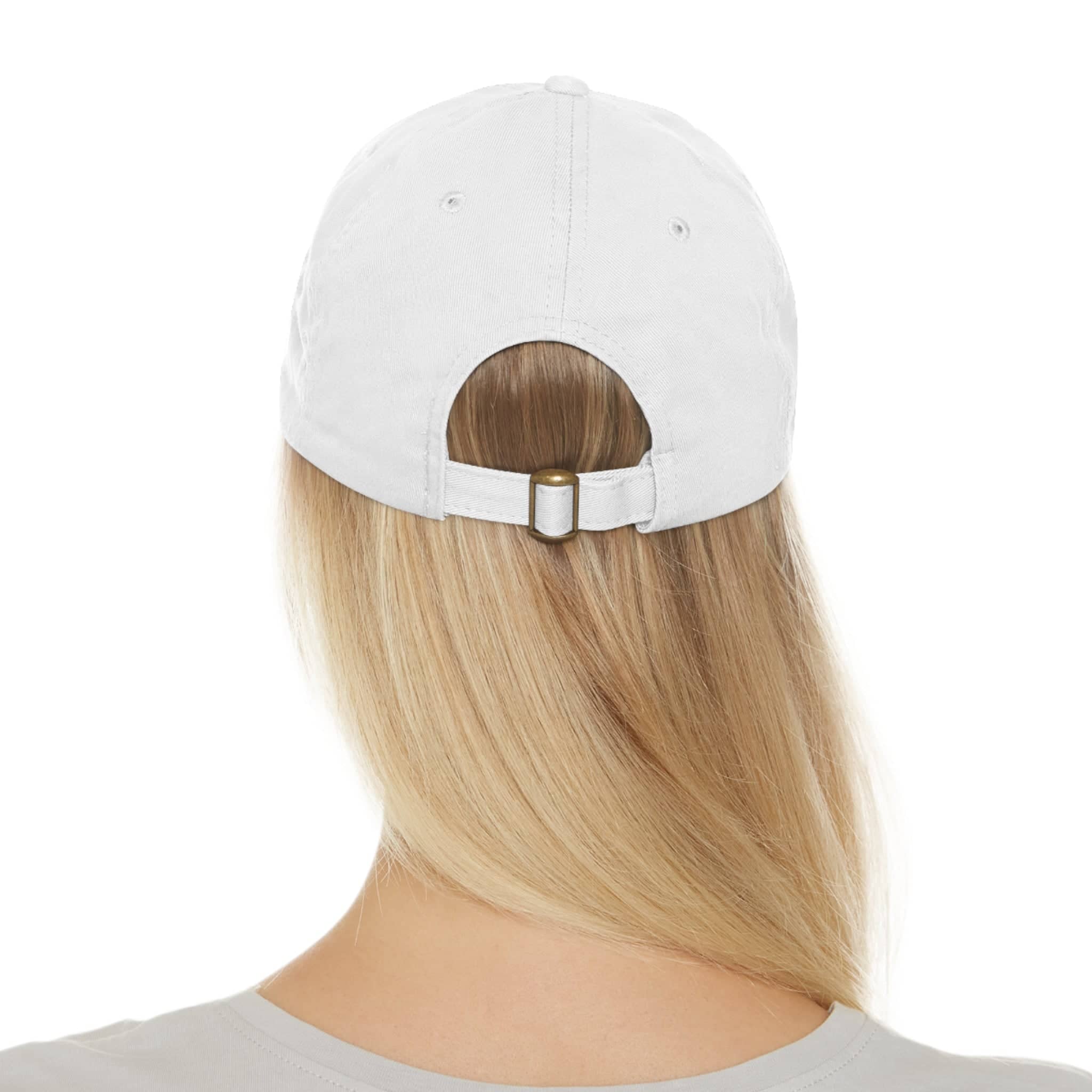 Department of HUH Cat Dad Hat with Leather Patch (Round)