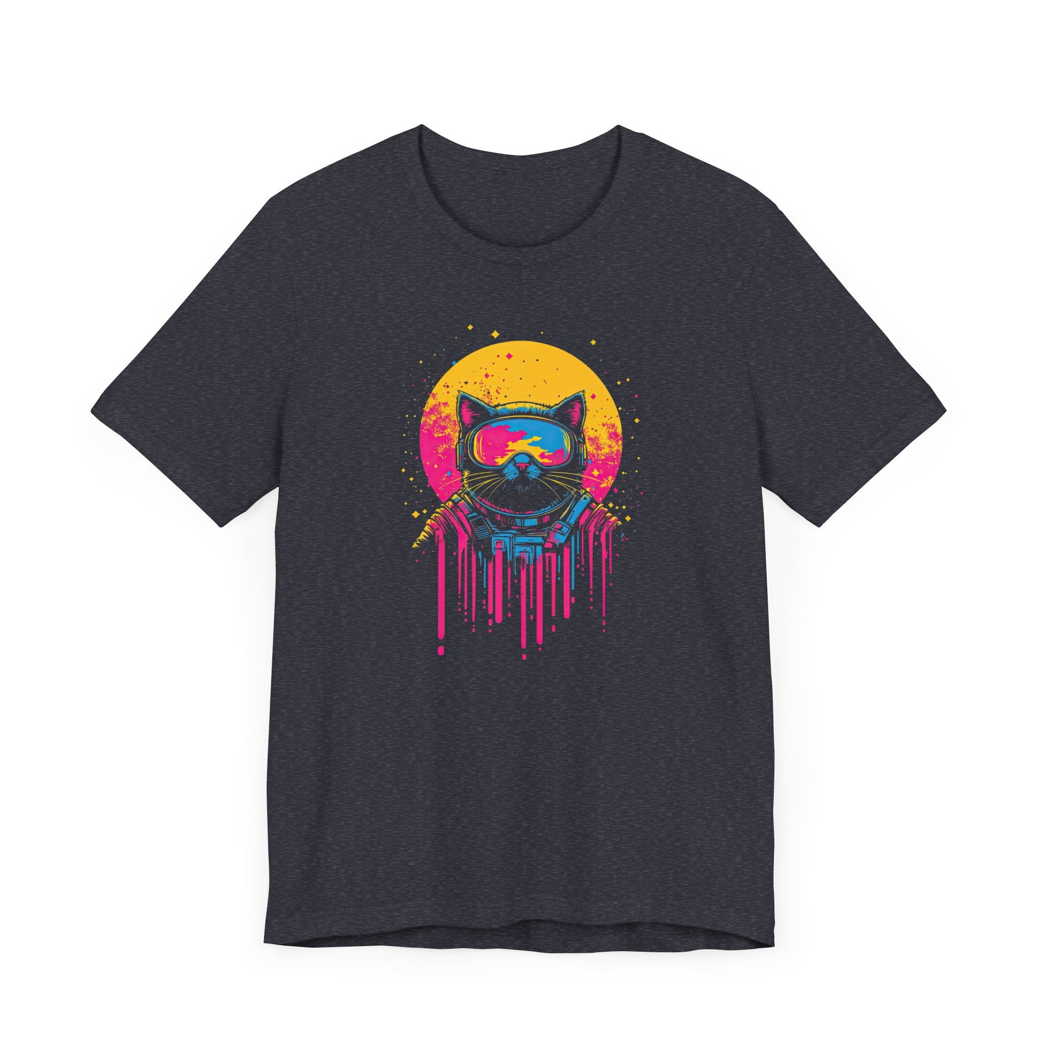Retro Futuristic Cat T-Shirt