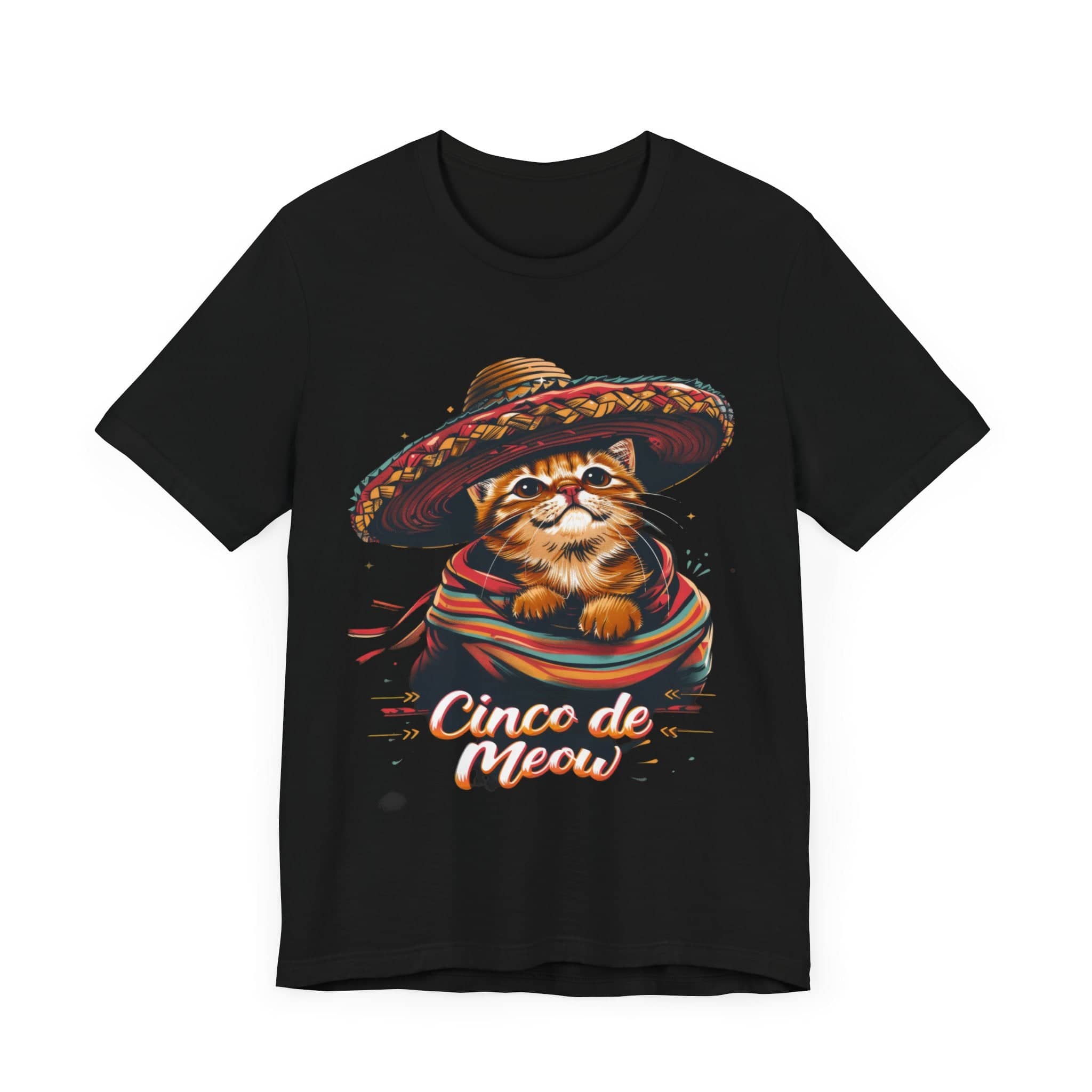 Cinco De Meow Kitten Unisex Jersey Short Sleeve Tee