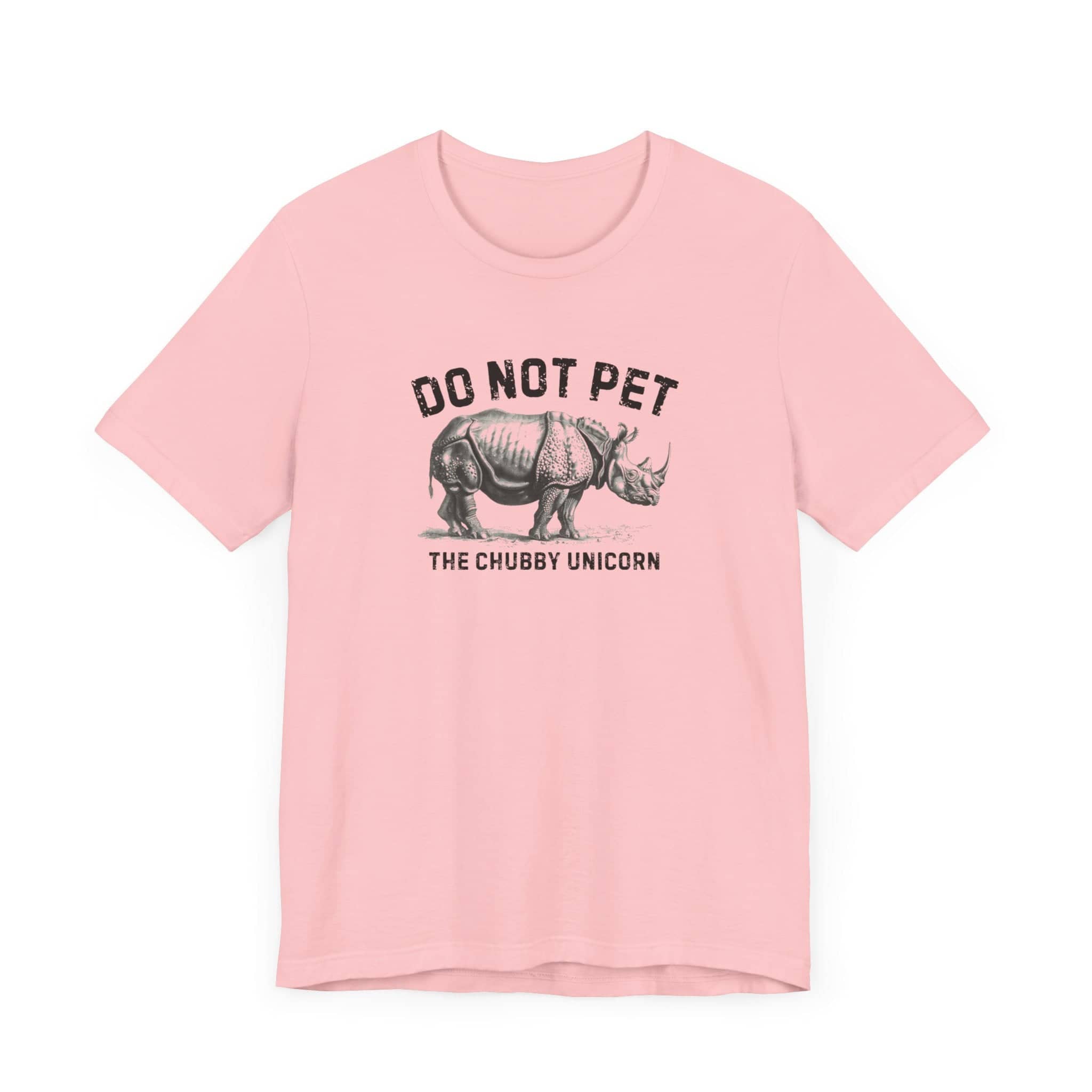 Do Not Pet The Chubby Unicorn Shirt Funny Rhino Lover Tee