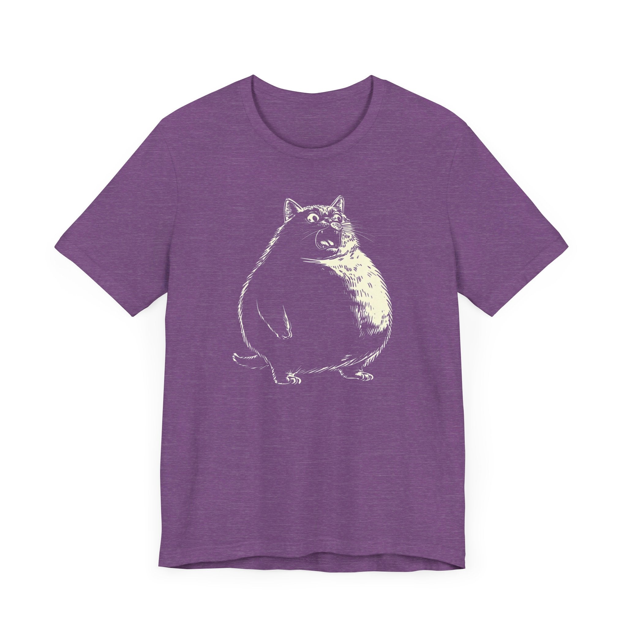 Chonky Black Cat Graphic T-Shirt