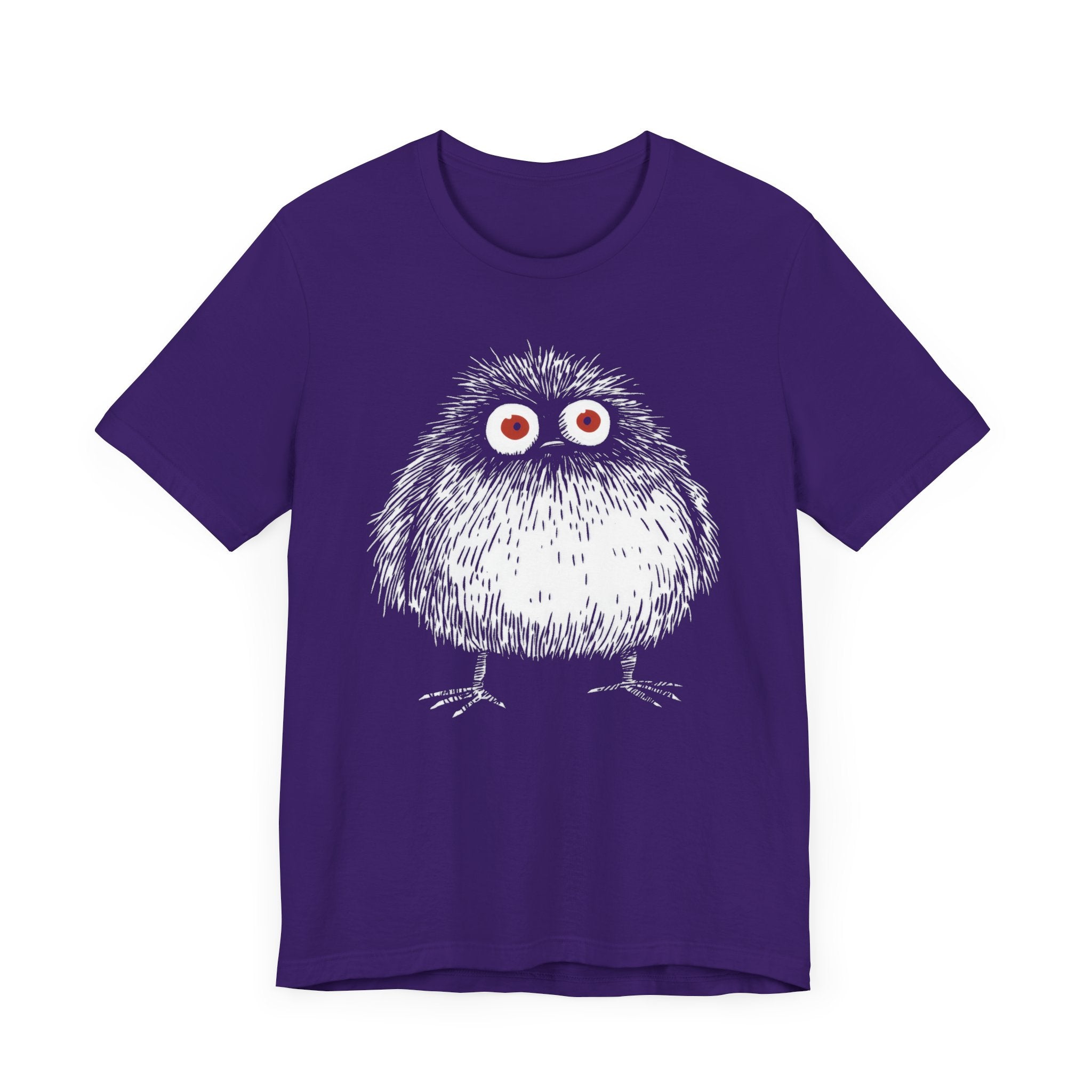 Wide-Eyed Fluffy Creature Graphic Tee