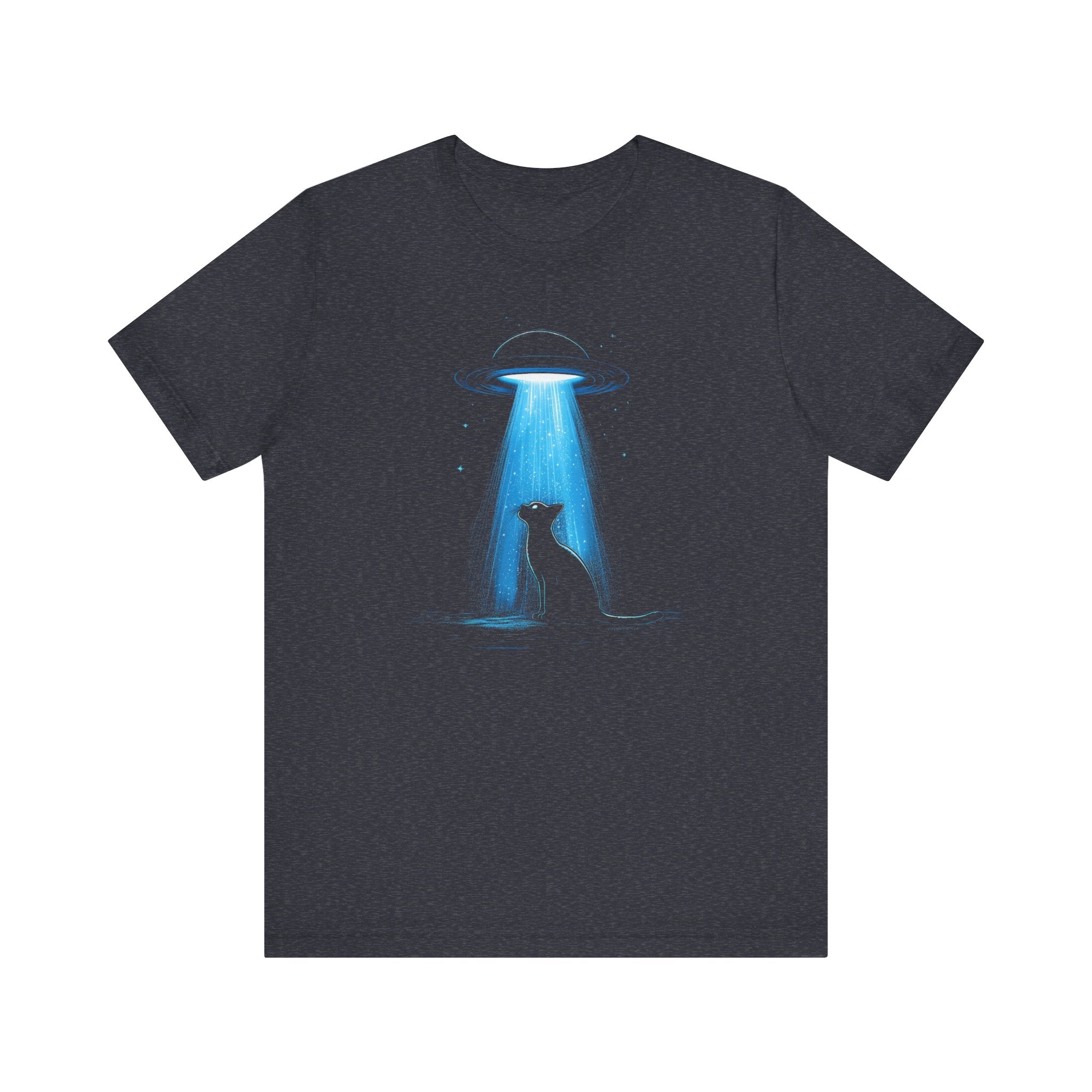 Alien Abduction Cat T-Shirt