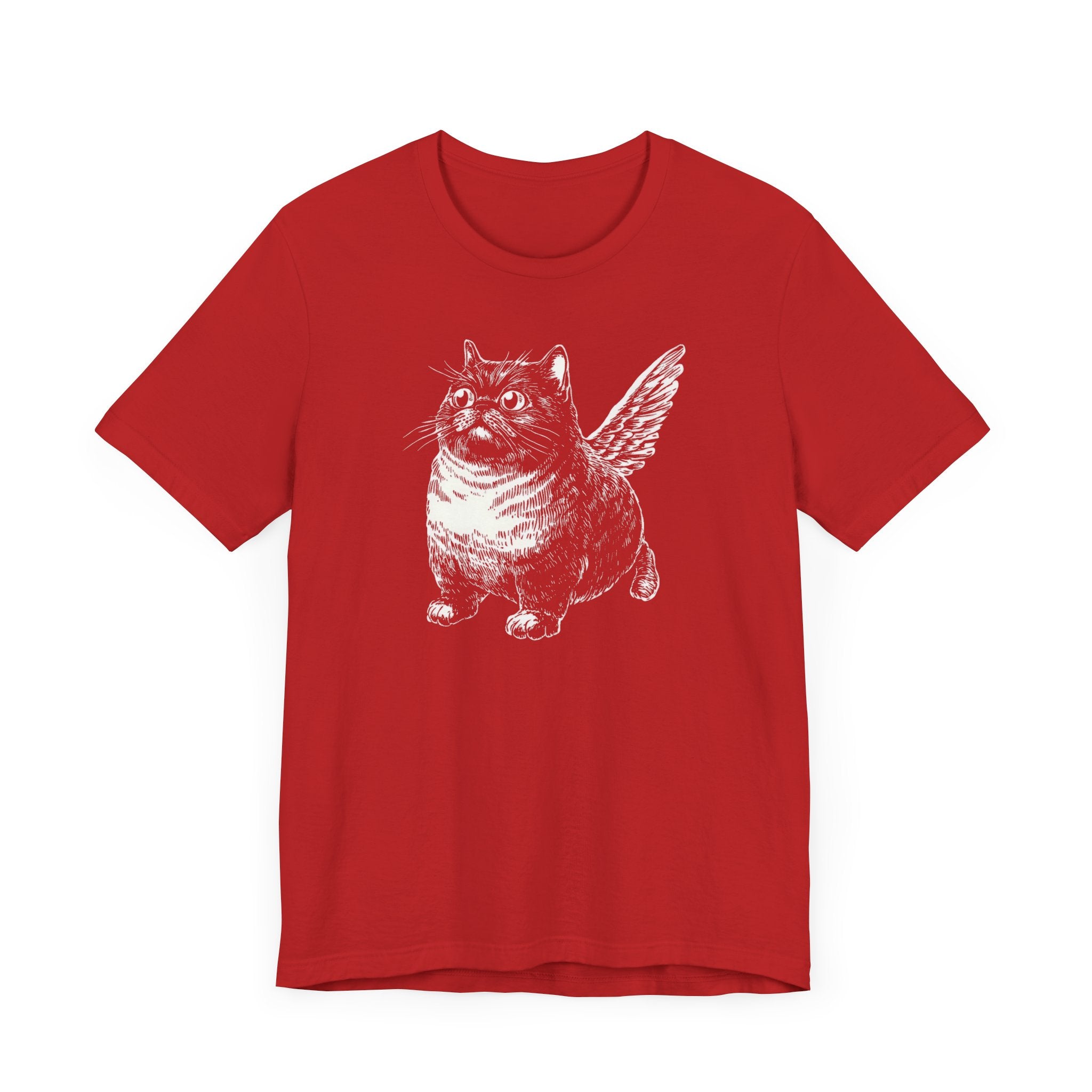 Whimsical Winged Cat T-Shirt