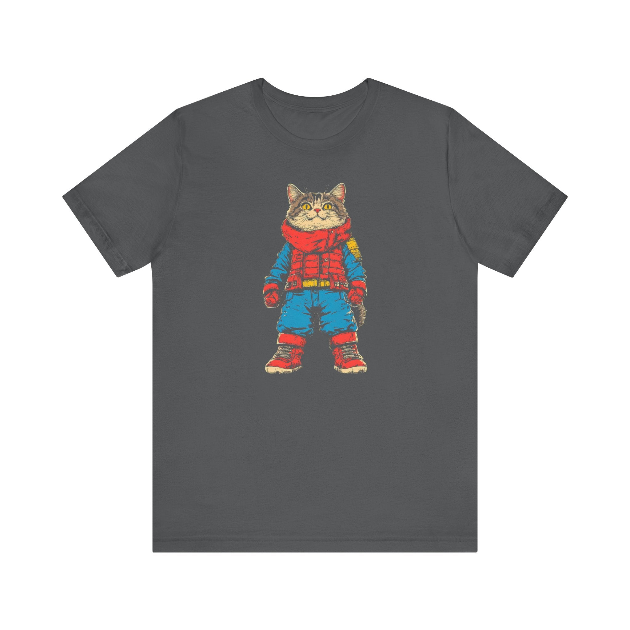 Adventurous Cat Explorer Graphic Tee