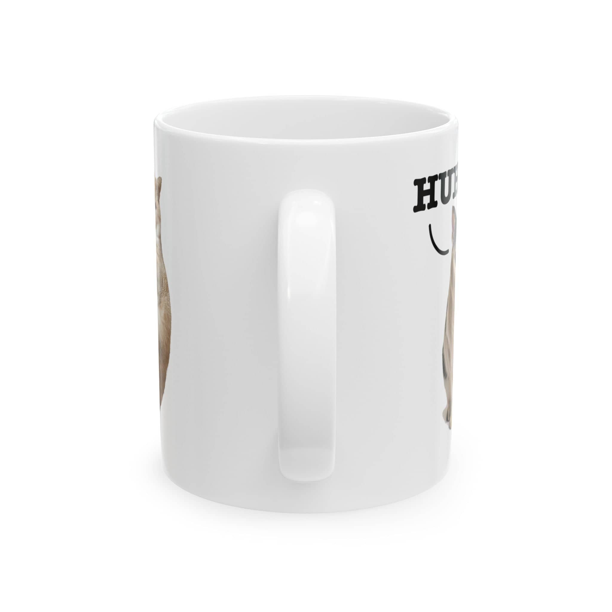 Just Add Coffee Cat Mug Funny Cat Lover Gift Ceramic Mug, (11oz, 15oz)