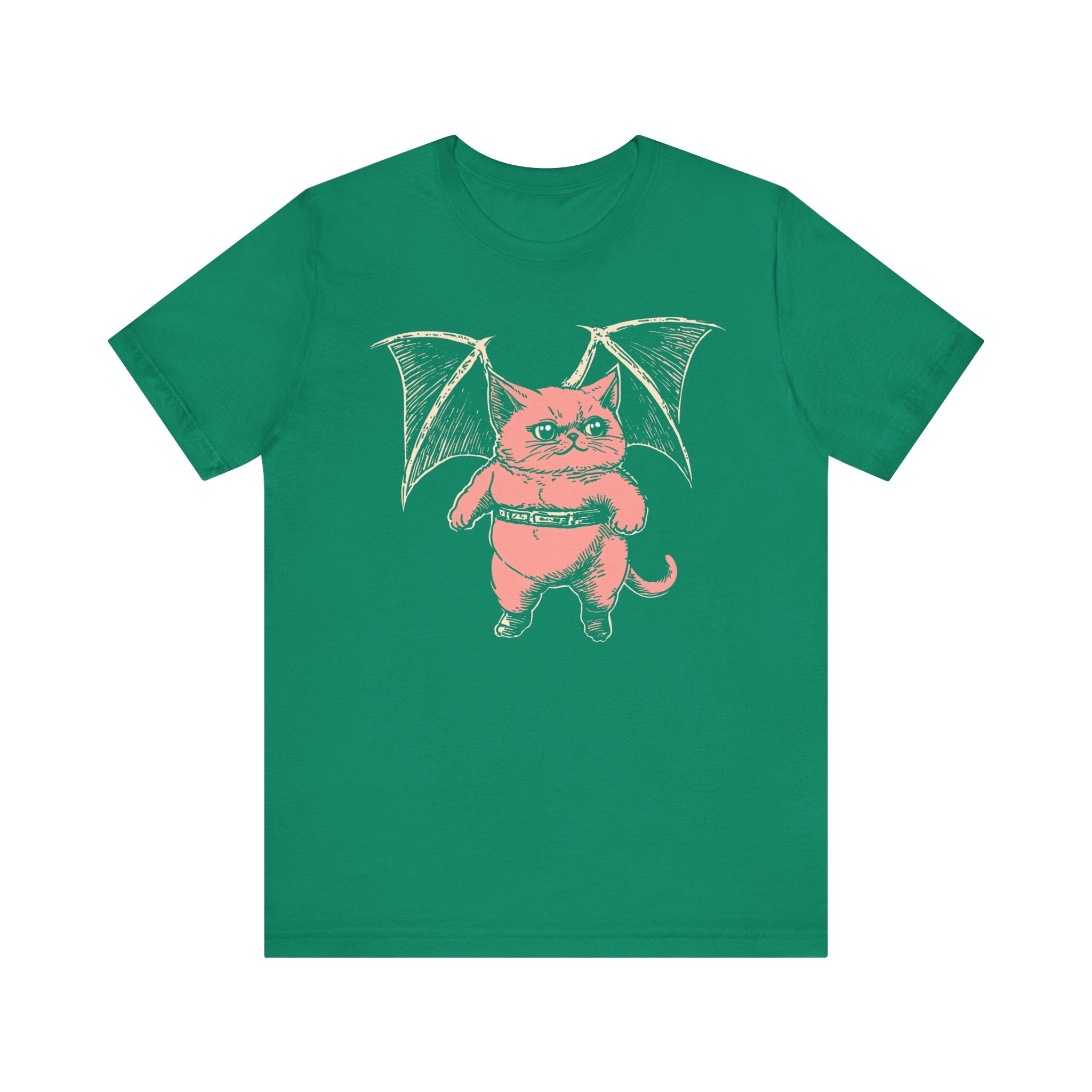 Bat-Winged Cat Graphic Tee