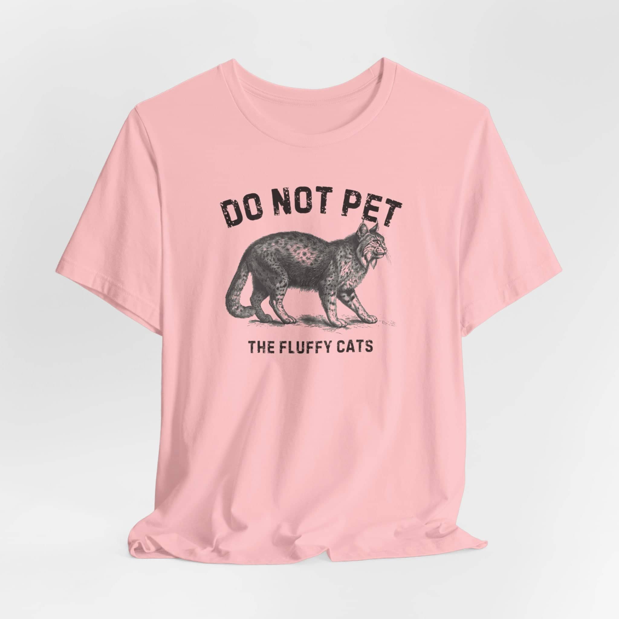 Do Not Pet The Fluffy Cats Shirt Funny Animal Lover Tee