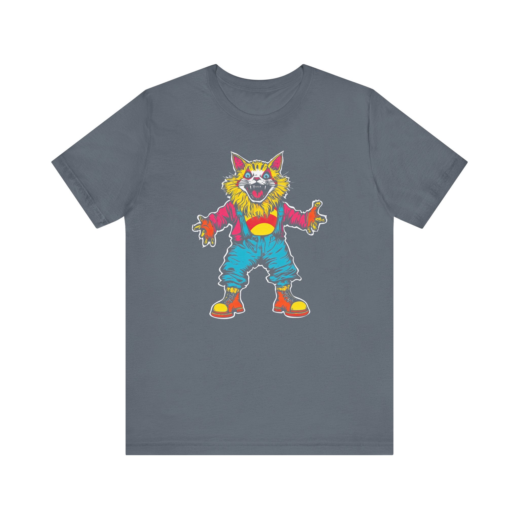 Colorful Clown Cat T-Shirt