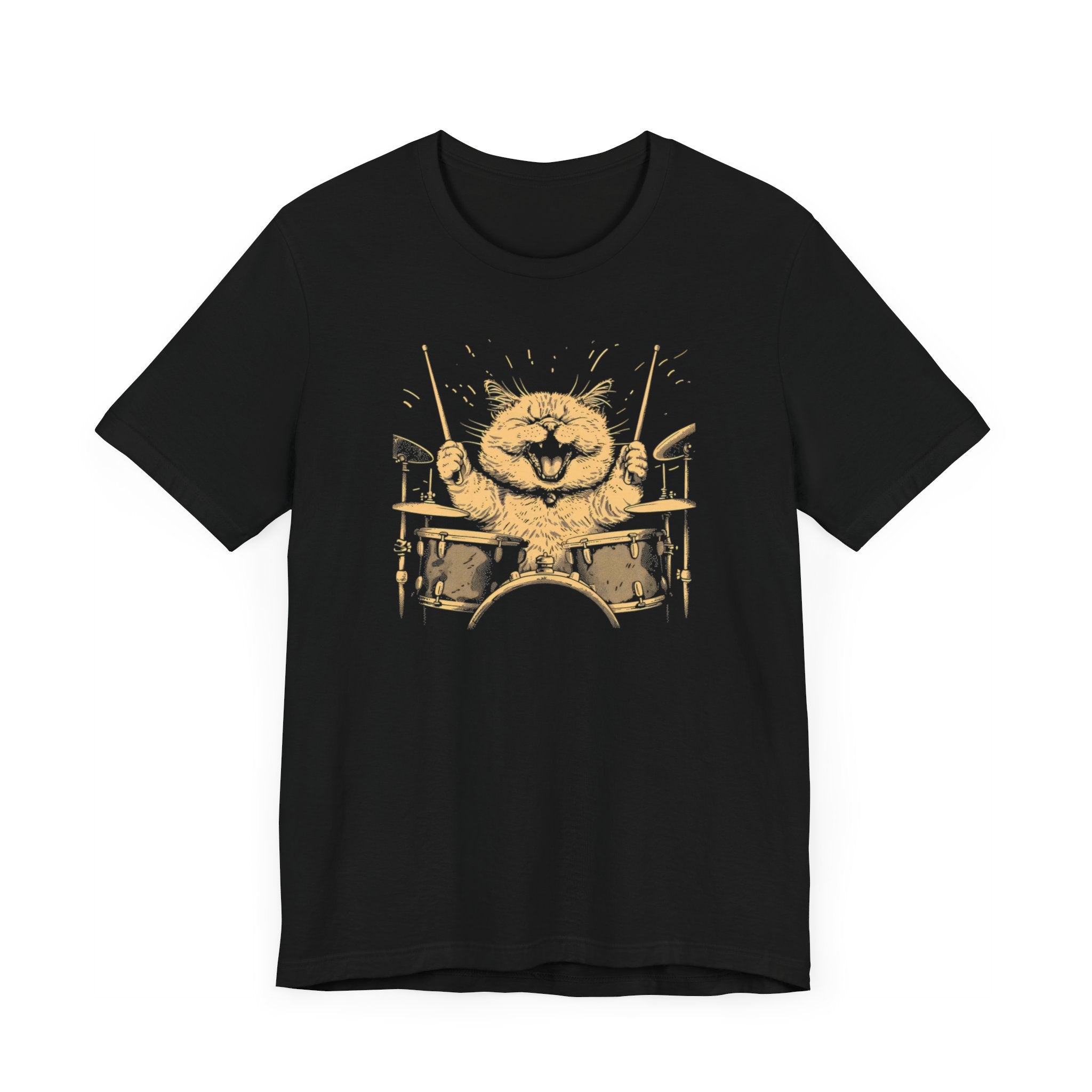 Drumming Cat T-Shirt