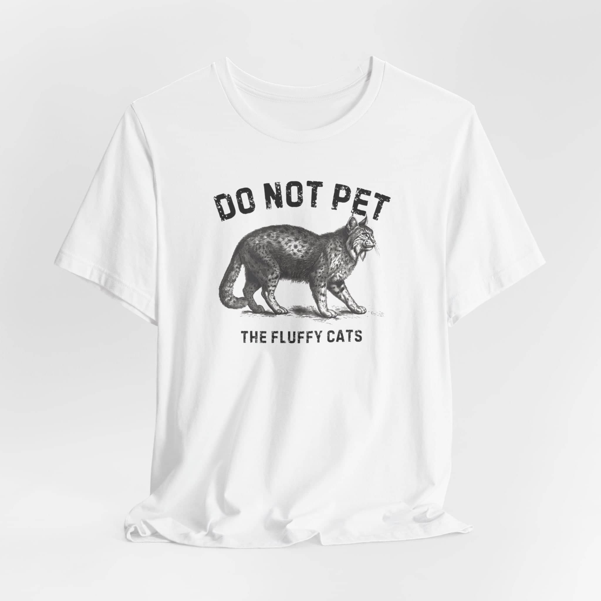 Do Not Pet The Fluffy Cats Shirt Funny Animal Lover Tee