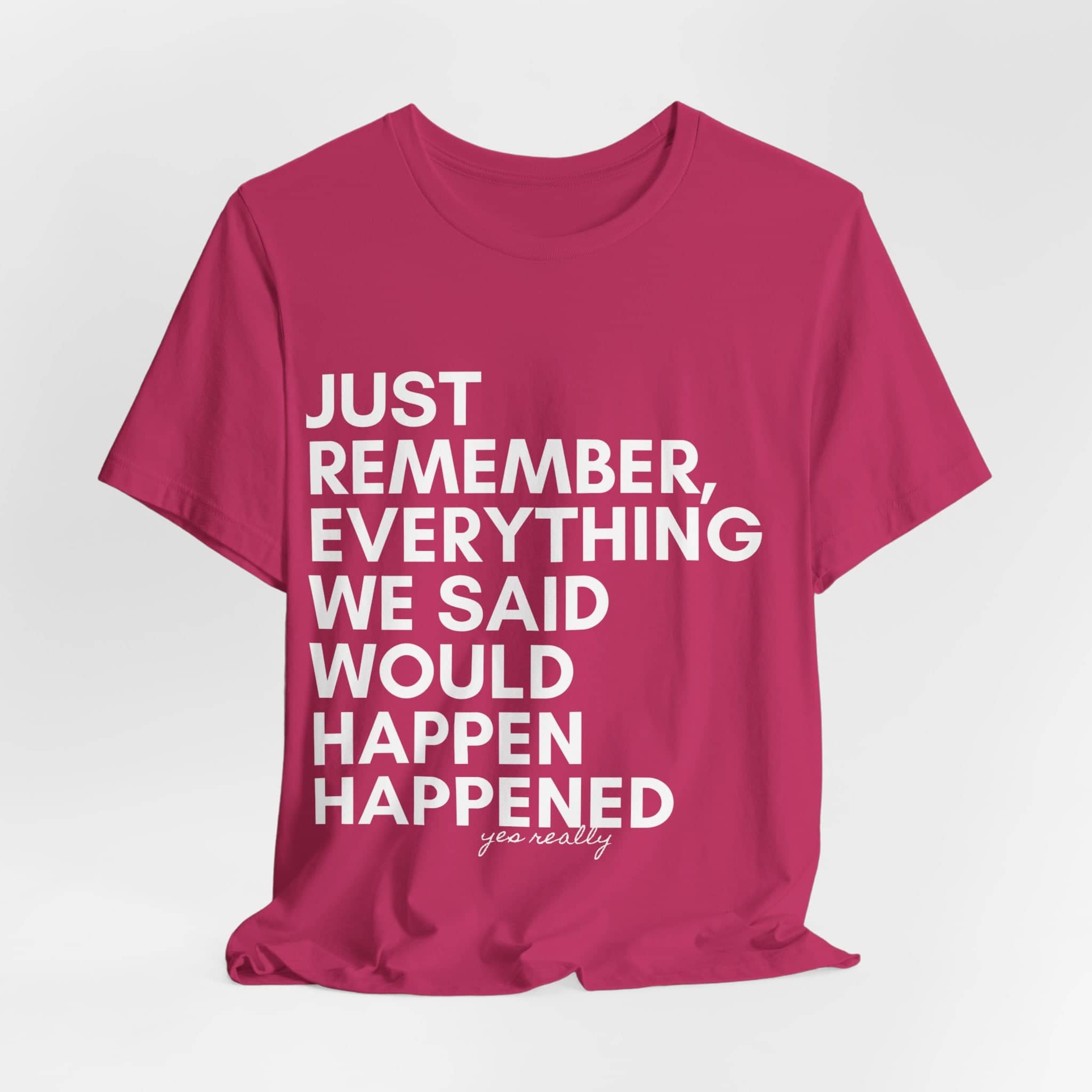 Predictive Proverbs Tee Top Centered Unisex Jersey Short Sleeve Tee