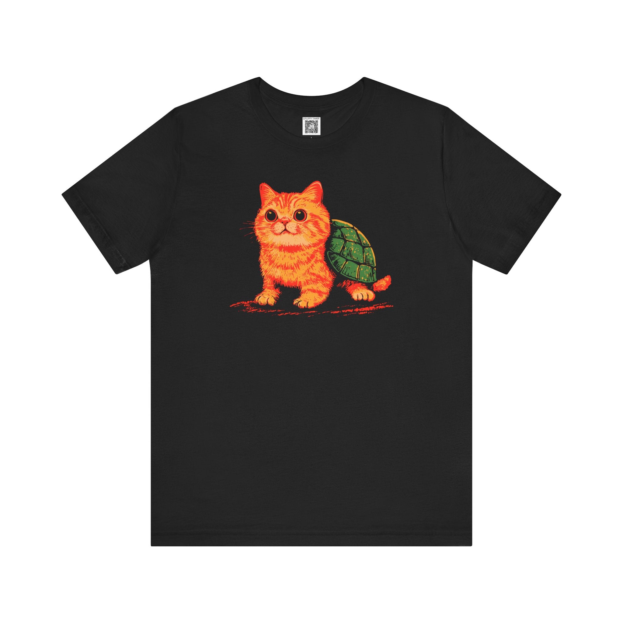 Whimsical Cat Turtle T-Shirt