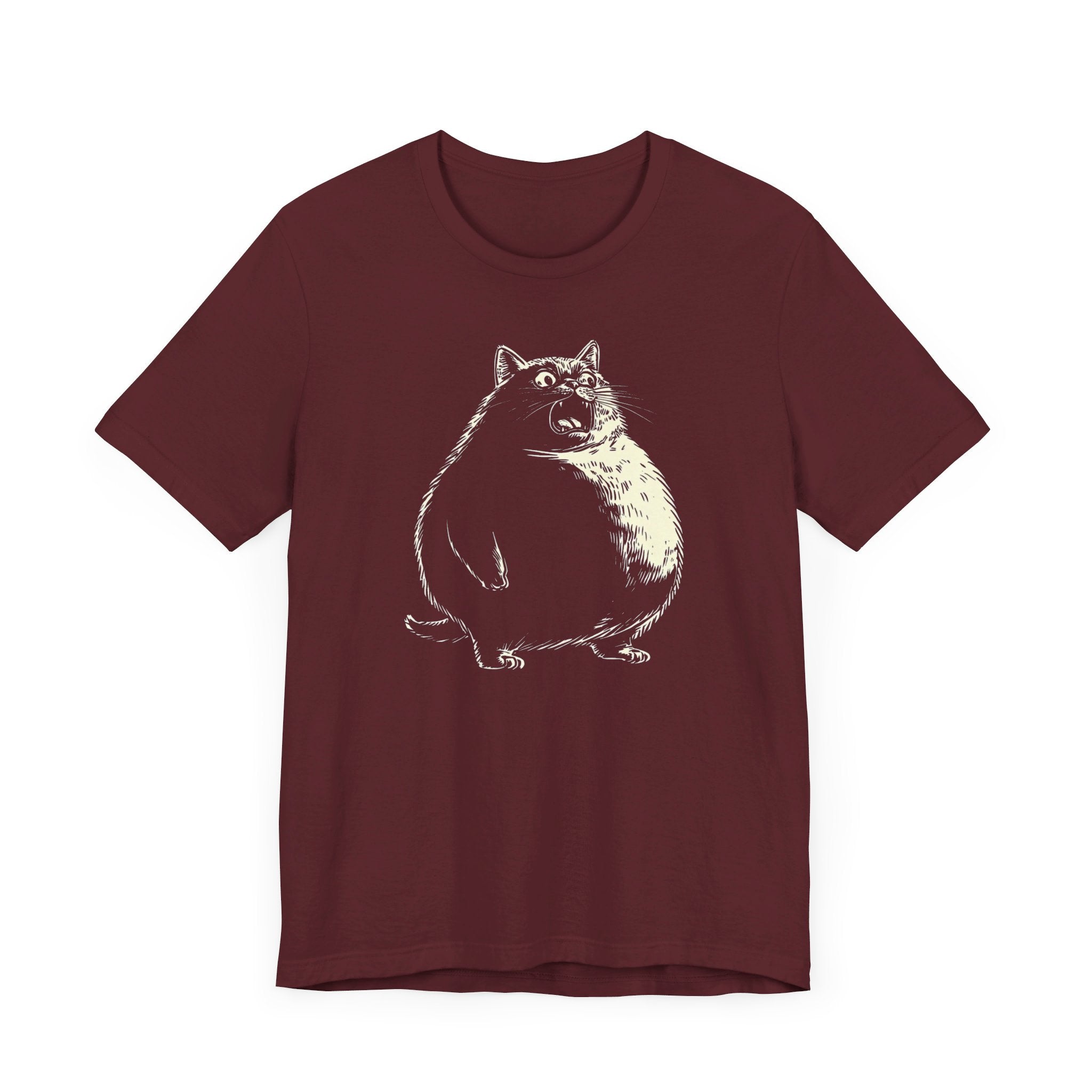 Chonky Black Cat Graphic T-Shirt
